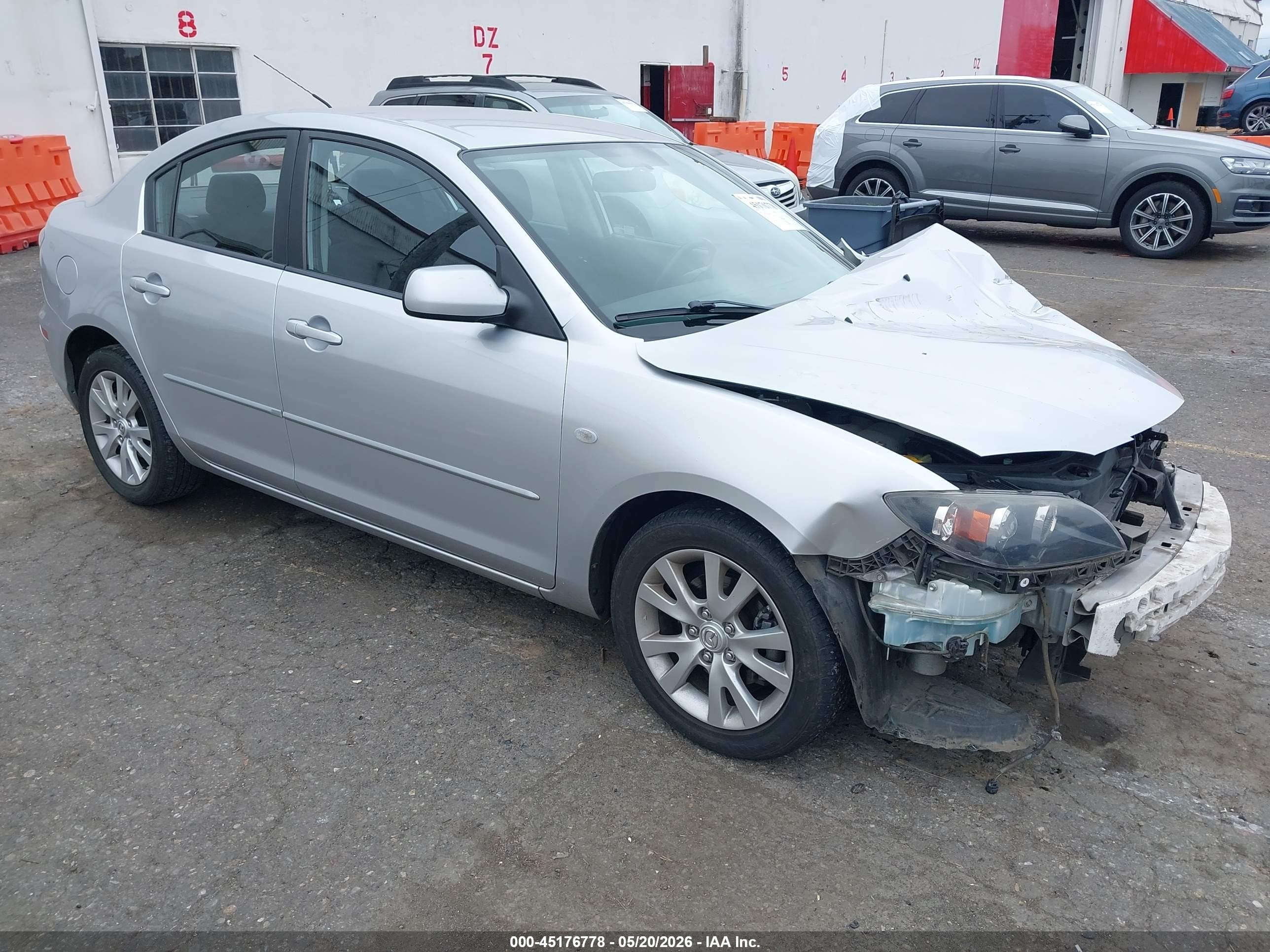 2008 Mazda 3 i Touring, VIN JM1BK32F581863694 — Front end
