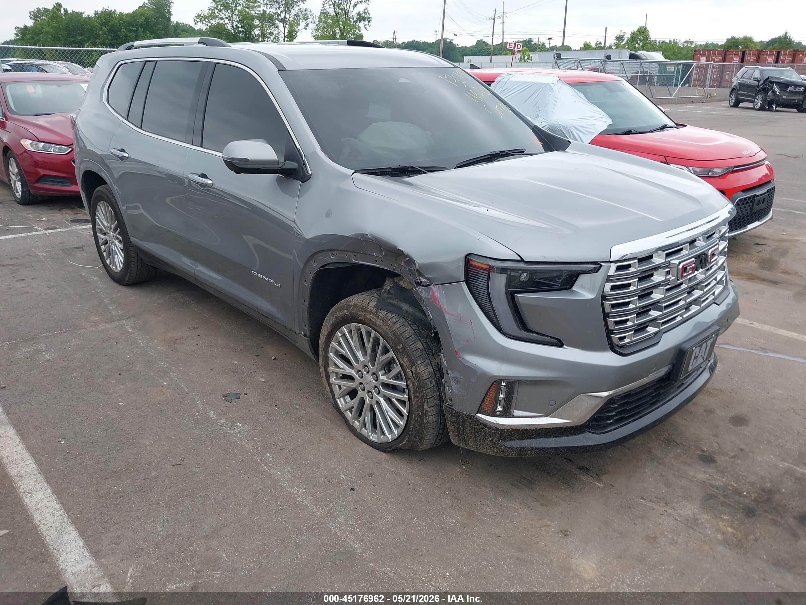 2024 GMC Acadia FWD Denali, VIN 1GKENLKS6RJ222321 — Front end