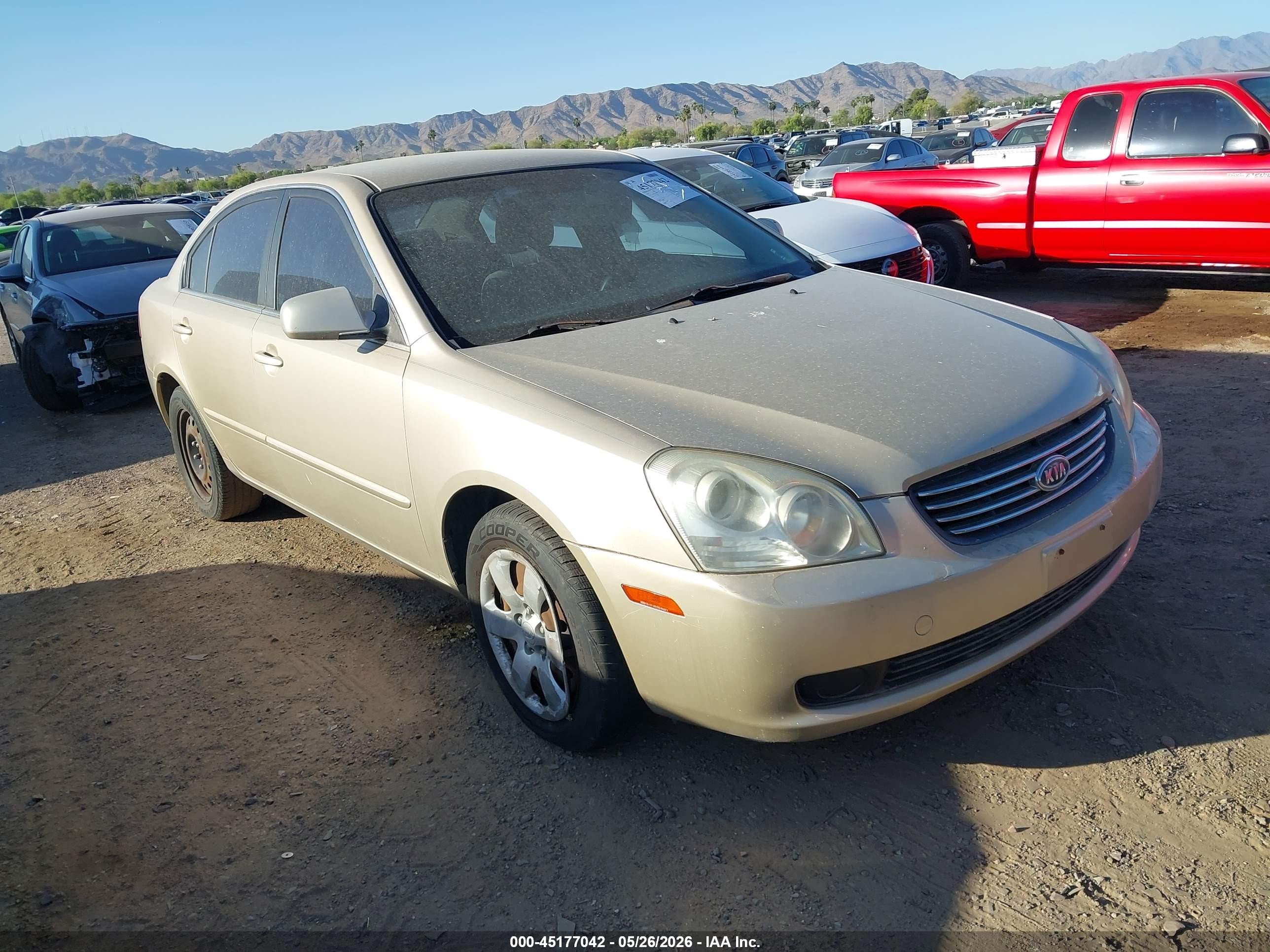 2006 Kia Optima LX, VIN KNAGE123865050618 — Обычный износ