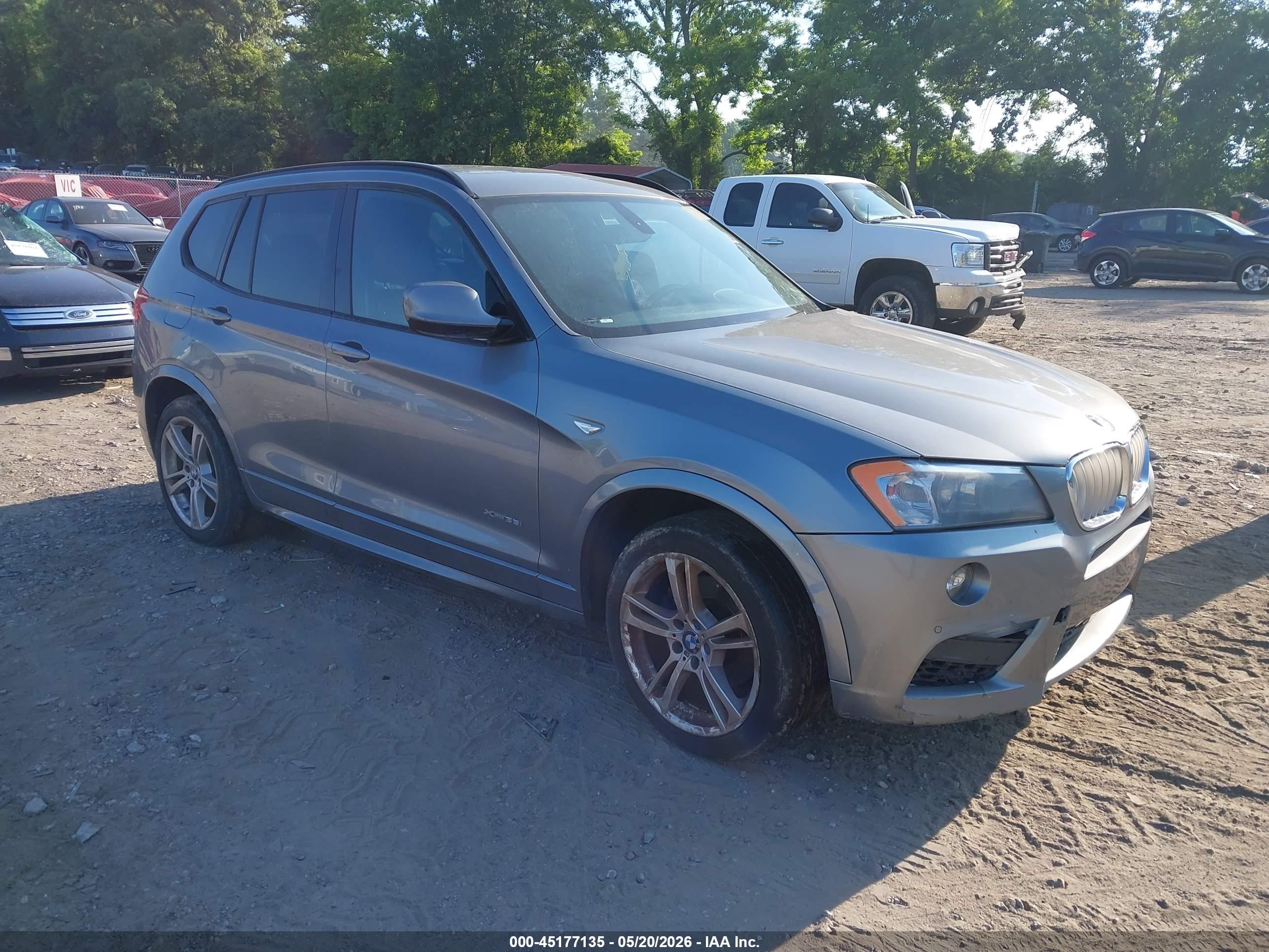 2012 BMW X3 35i, VIN 5UXWX7C5XCL737889 — Обычный износ