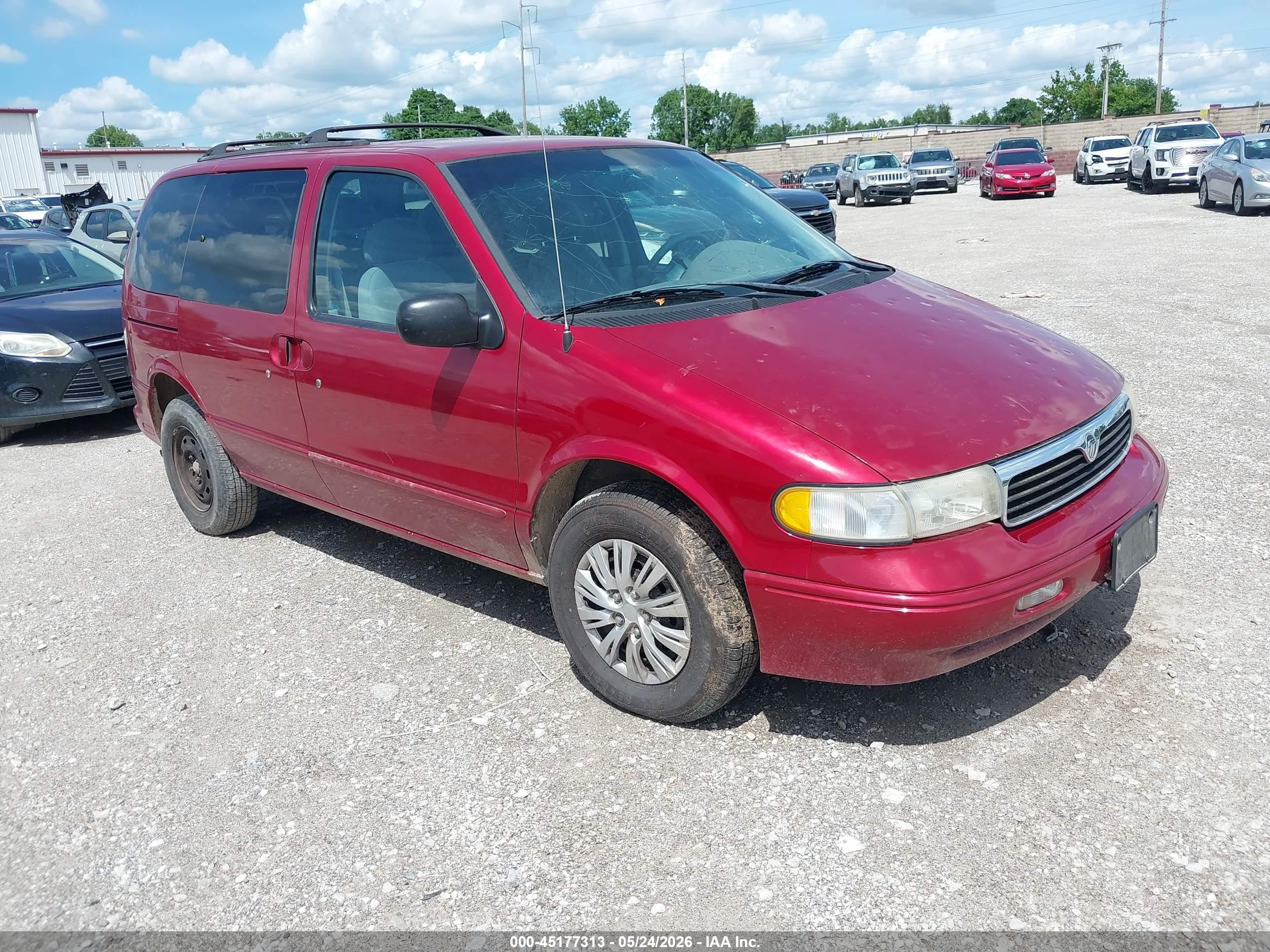 1998 Mercury Villager, VIN 4M2ZV1115WDJ09278 — Hail