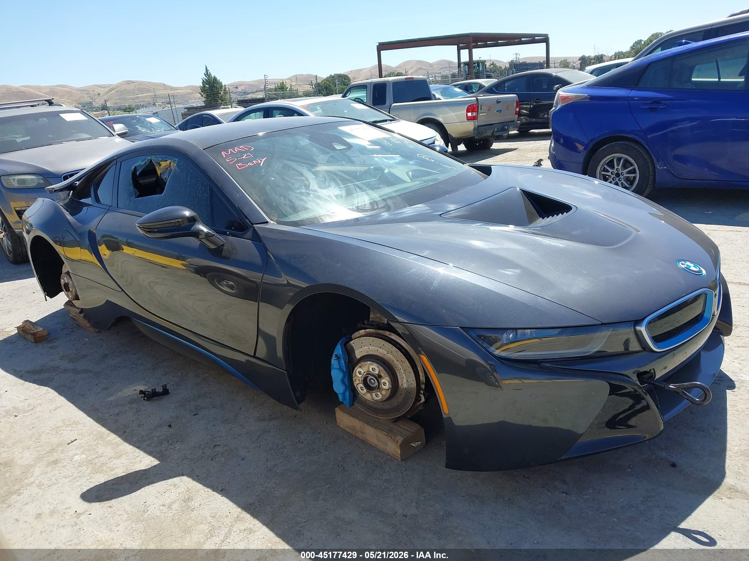 2014 BMW i8, VIN WBY2Z2C51EVX64353 — Vandalism