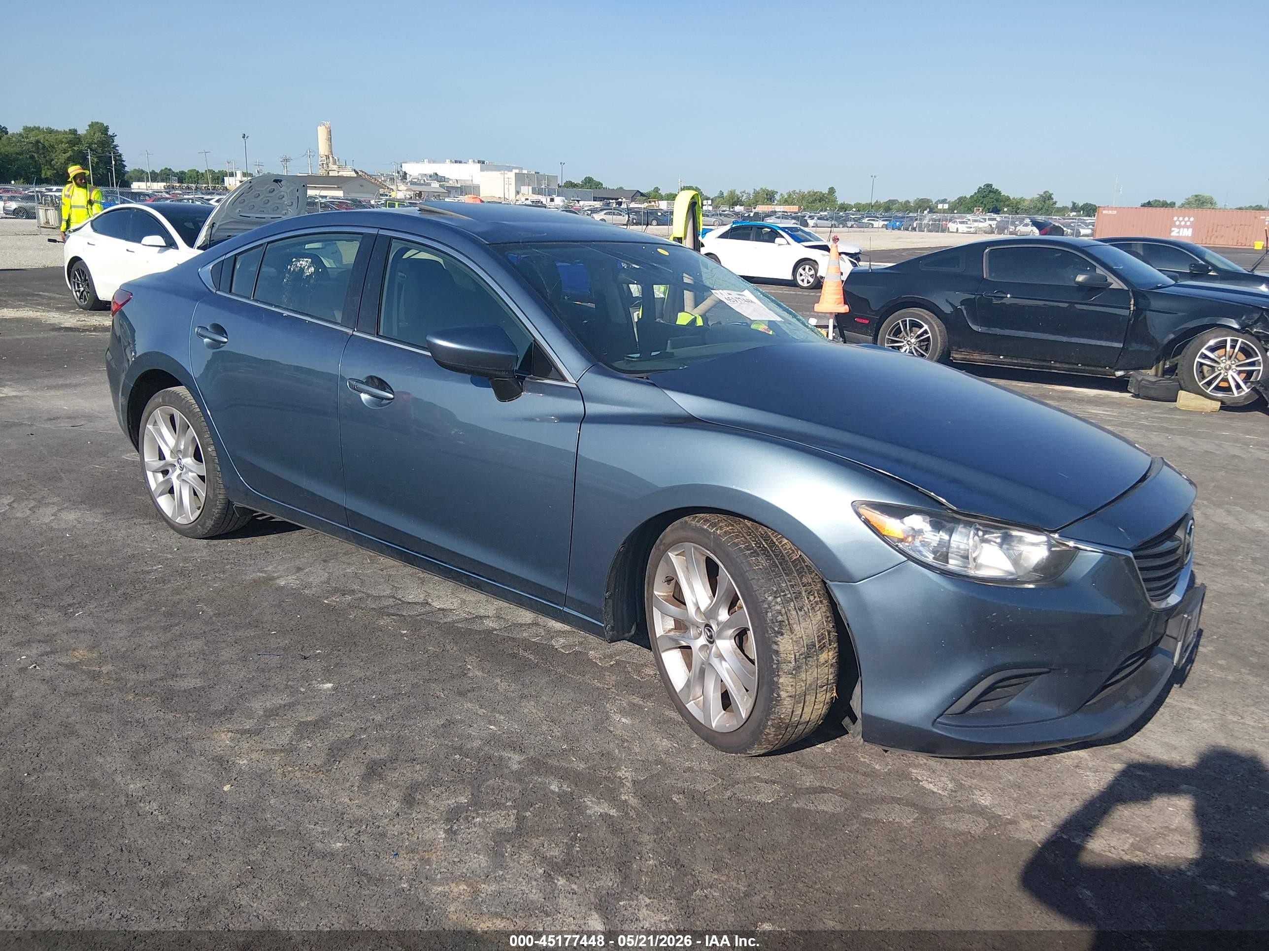 2016 Mazda 6 i Touring, VIN JM1GJ1V50G1411389 — Front end
