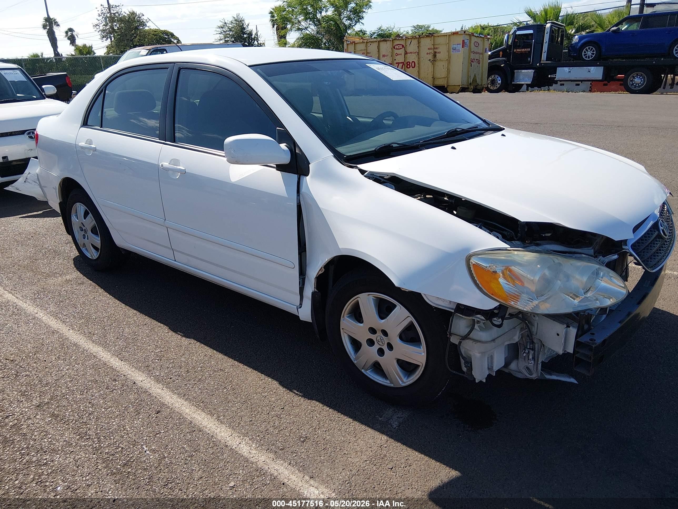 2006 Toyota Corolla CE, VIN 1NXBR32E96Z646224 — Front end