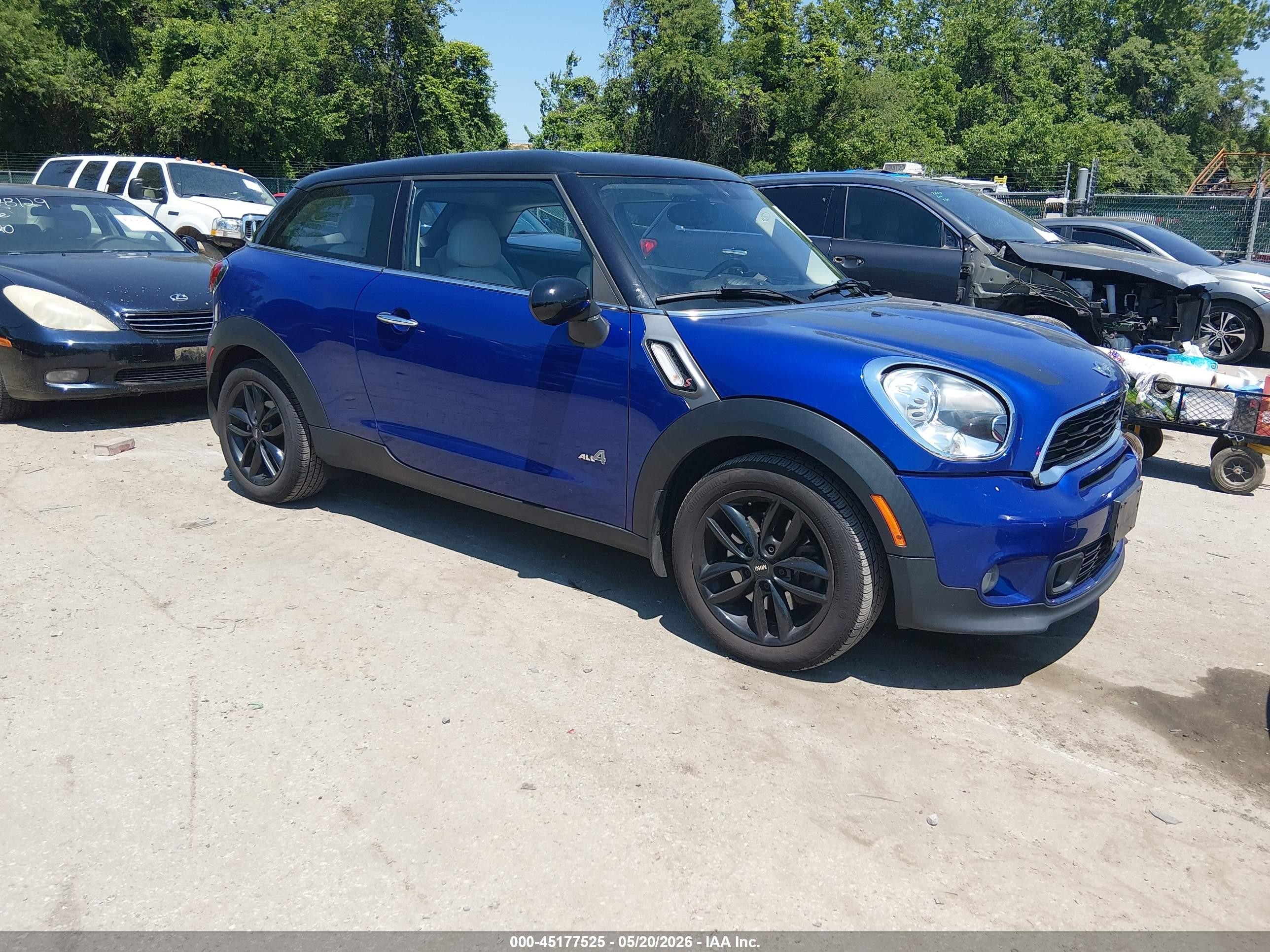 2013 MINI Paceman S ALL4, VIN WMWSS7C50DWN52097 — Normal wear