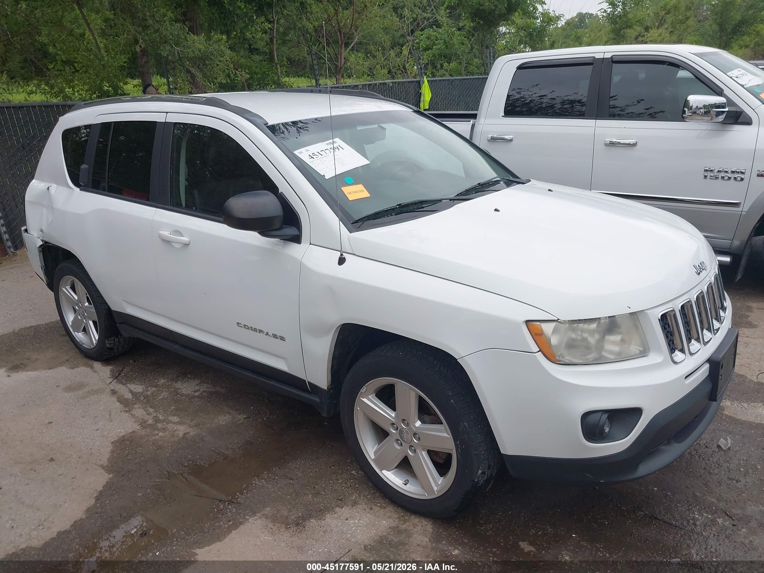 2012 Jeep Compass Limited, VIN 1C4NJCCB0CD718968 — Rear end