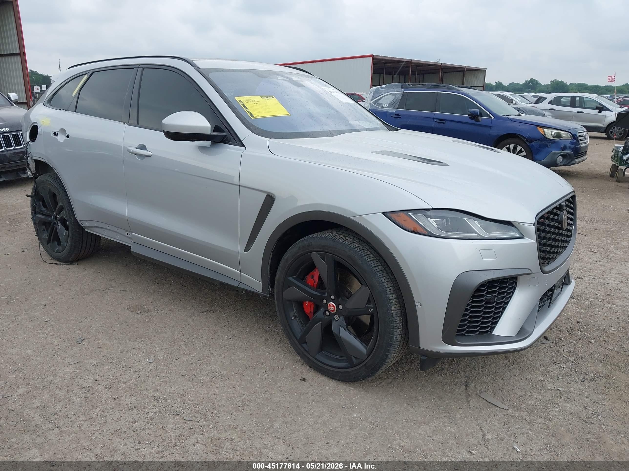 2021 Jaguar F-Pace SVR, VIN SADCZ2EE7MA688828 — Auction photo
