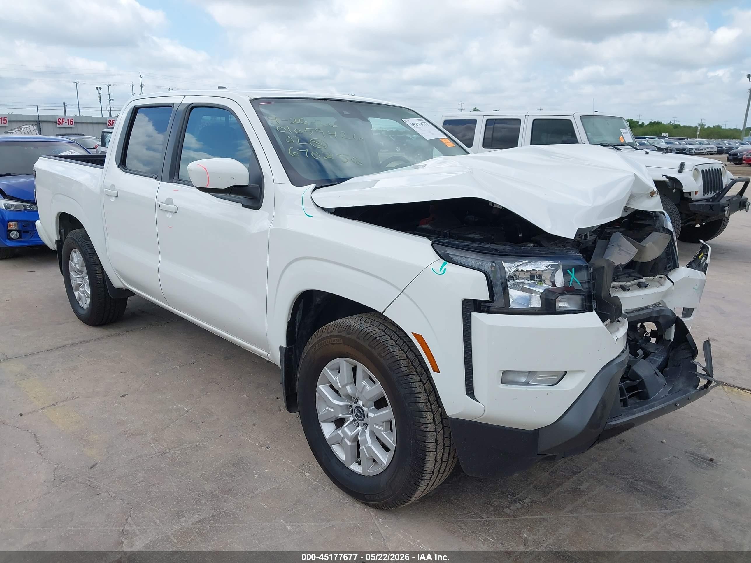 2023 Nissan Frontier SV, VIN 1N6ED1EJ2PN670256 — Front end