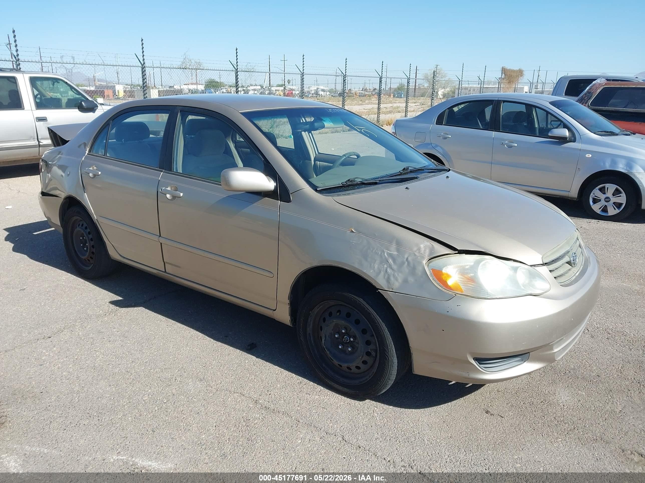 2004 Toyota Corolla S, VIN 1NXBR32E14Z296388 — Rear end