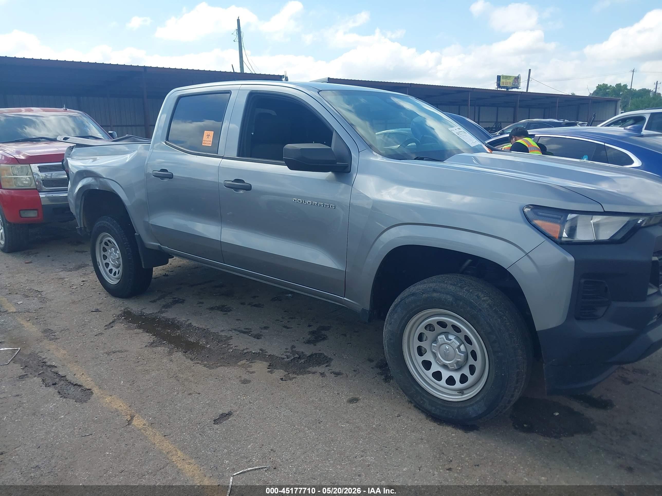 2023 Chevrolet Colorado 4WD Work Truck, VIN 1GCPTBEK3P1150569 — Rear end