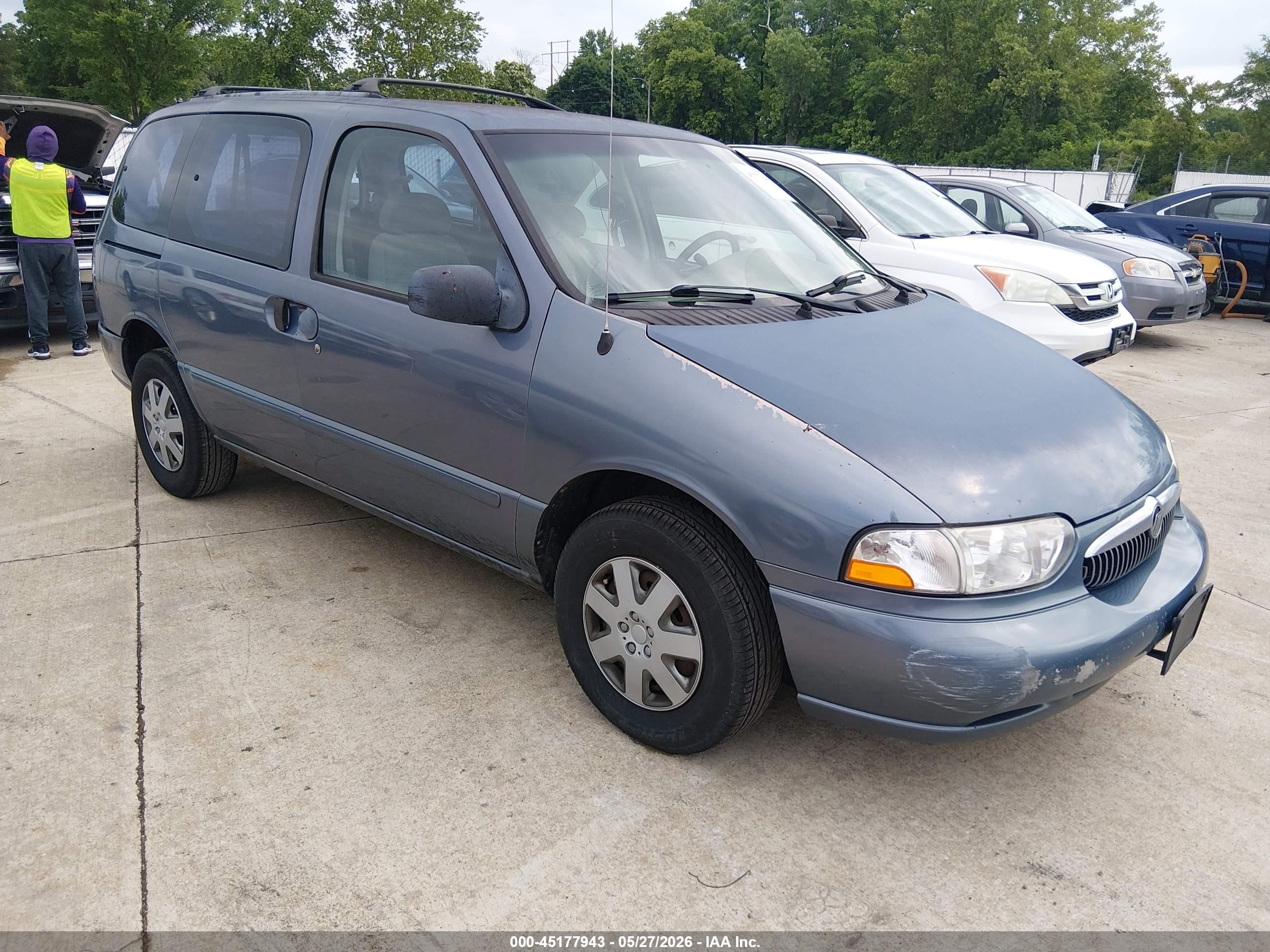 2000 Mercury Villager, VIN 4M2XV11T6YDJ30975 — Обычный износ