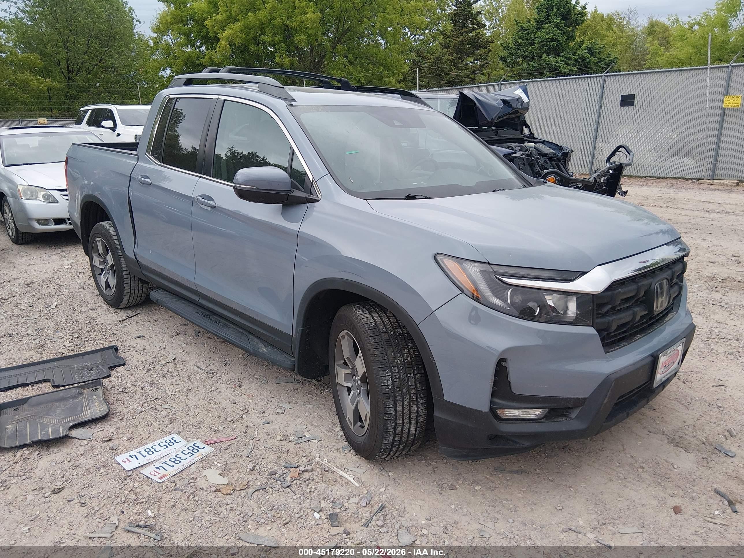 2024 Honda Ridgeline RTL, VIN 5FPYK3F59RB001896 — Undercarriage