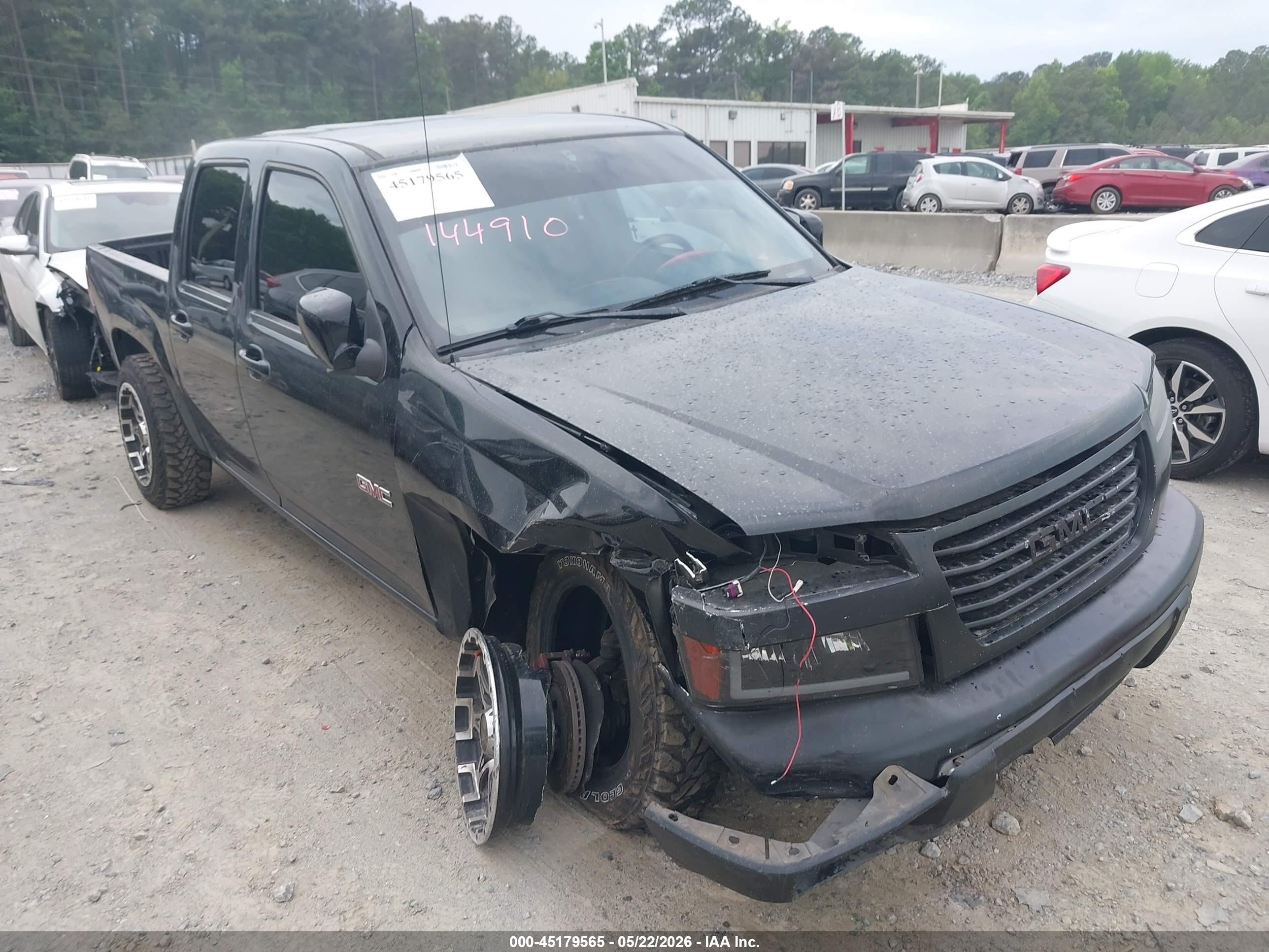 2012 GMC Canyon SLE1, VIN 1GTH6MFE9C8144910 — Перед