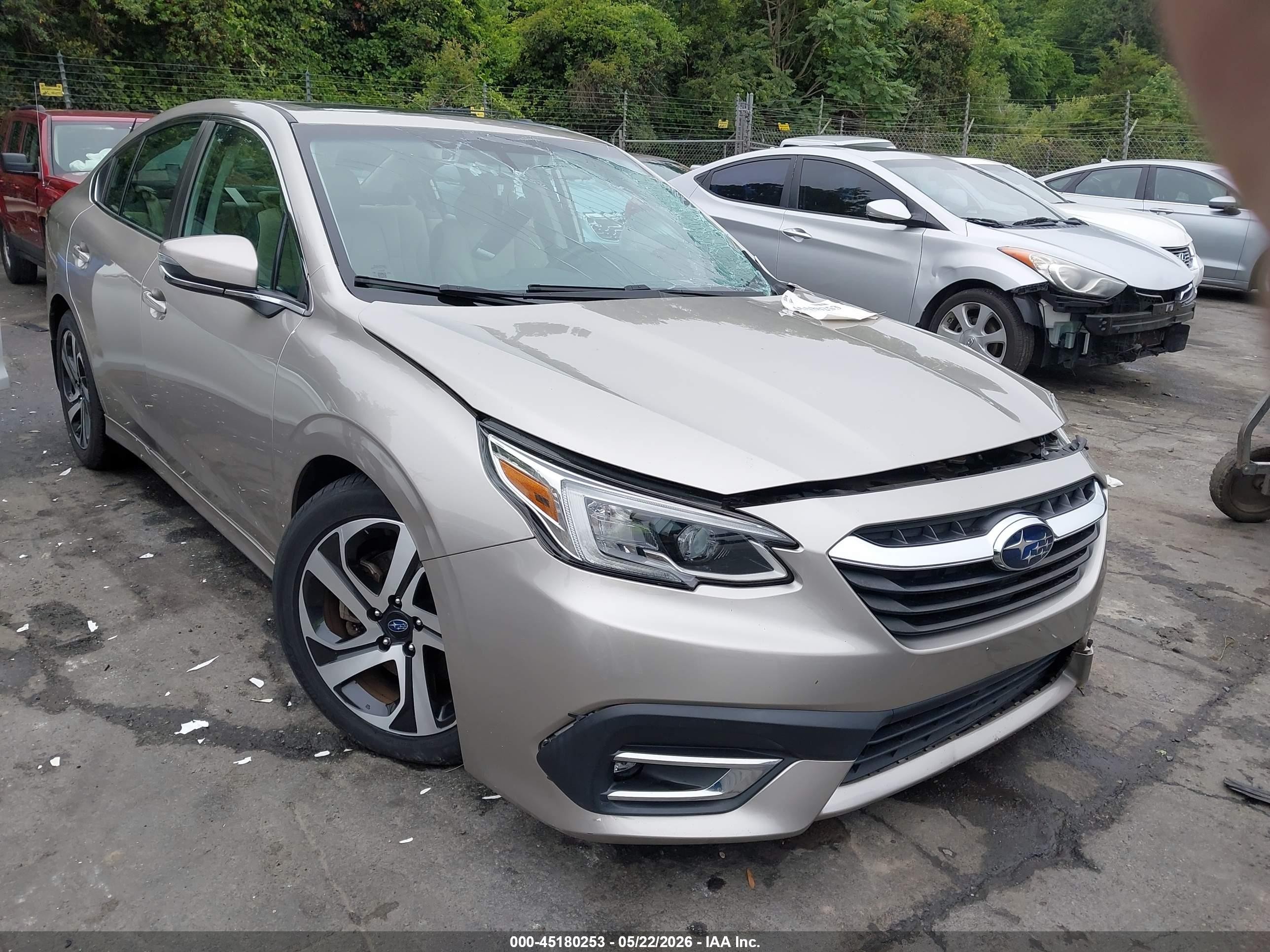 2020 Subaru Legacy Limited, VIN 4S3BWAN6XL3027574 — Front end