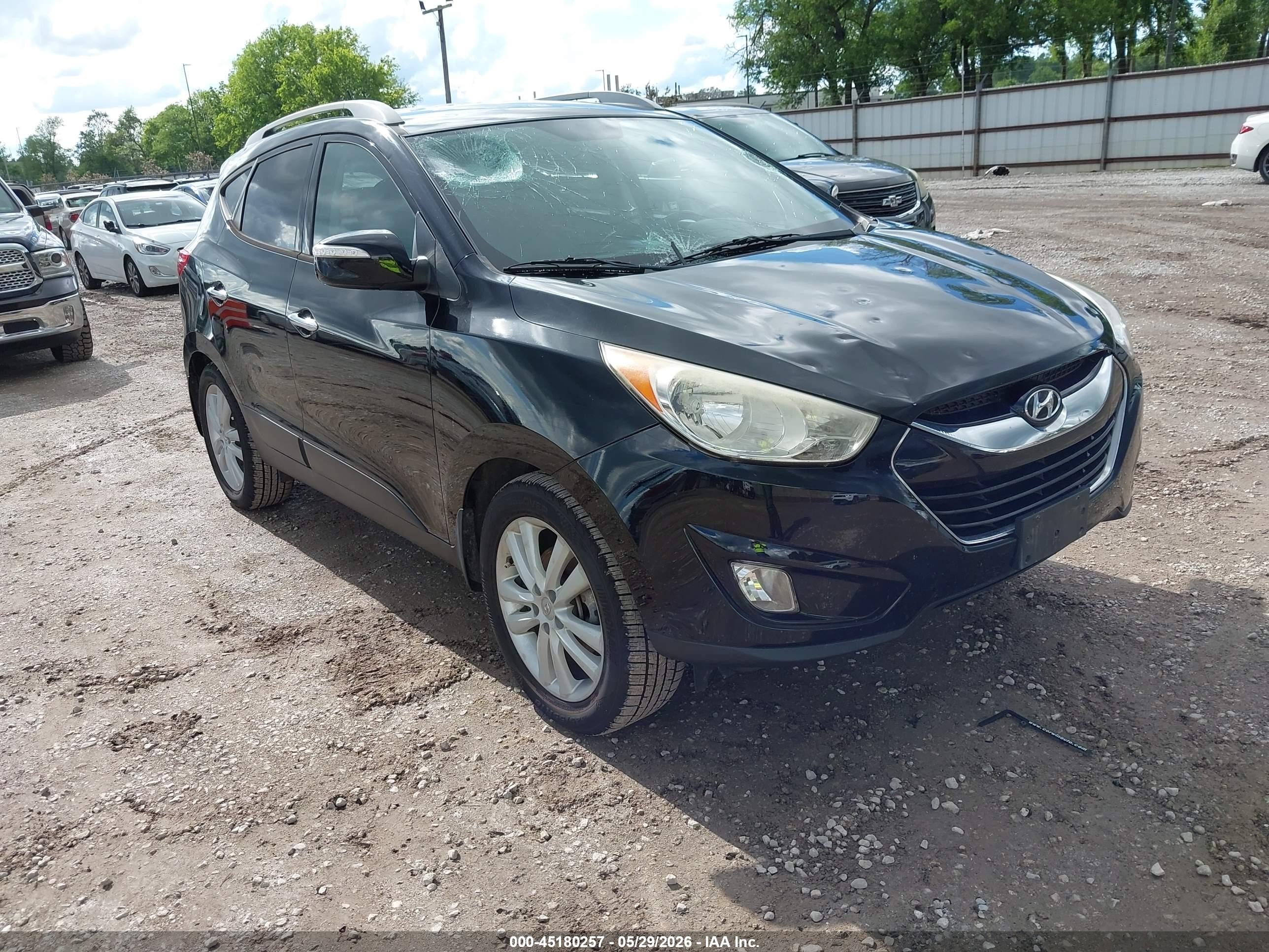 2011 Hyundai Tucson GLS, VIN KM8JUCAC8BU136483 — Hail