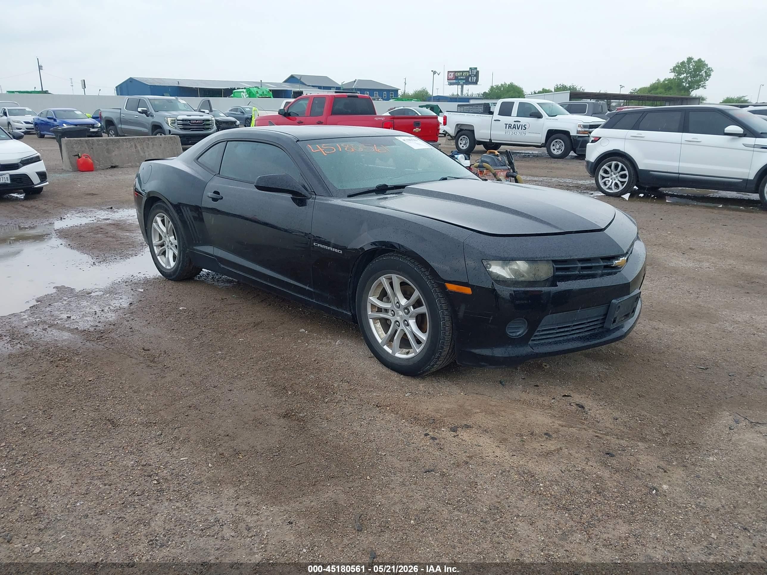 2014 Chevrolet Camaro LS, VIN 2G1FA1E30E9219871 — Зад