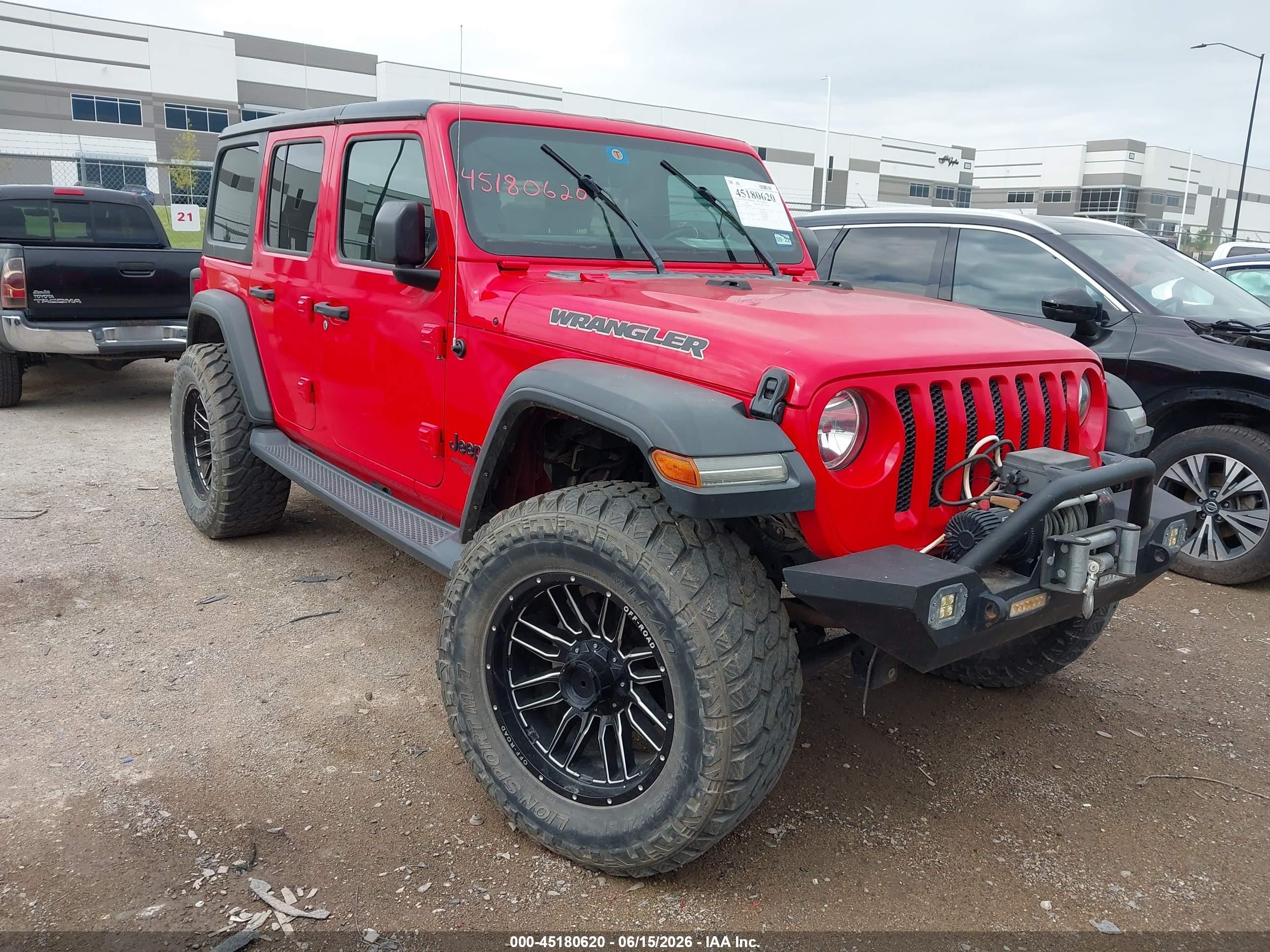 2021 Jeep Wrangler Unlimited 80th Anniversary, VIN 1C4HJXDN8MW645982 — Front end
