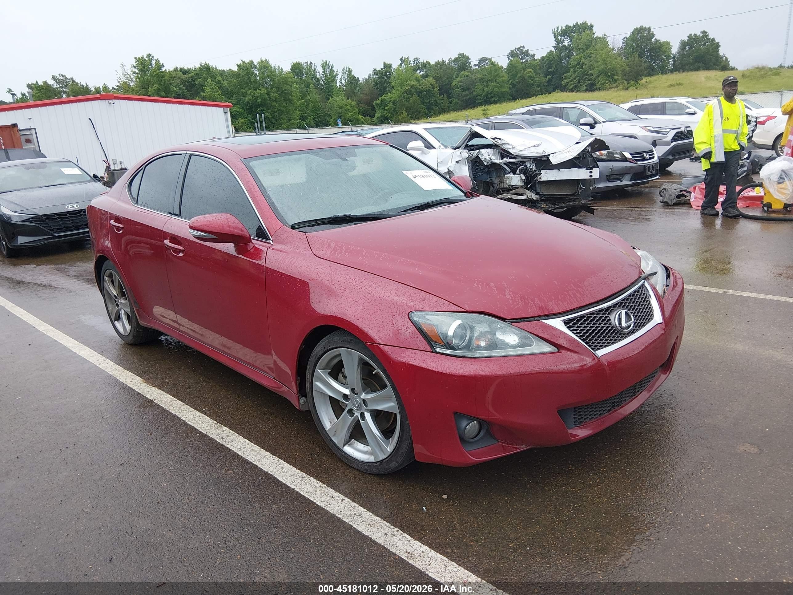 2011 Lexus IS 250, VIN JTHBF5C20B5137428 — Front end