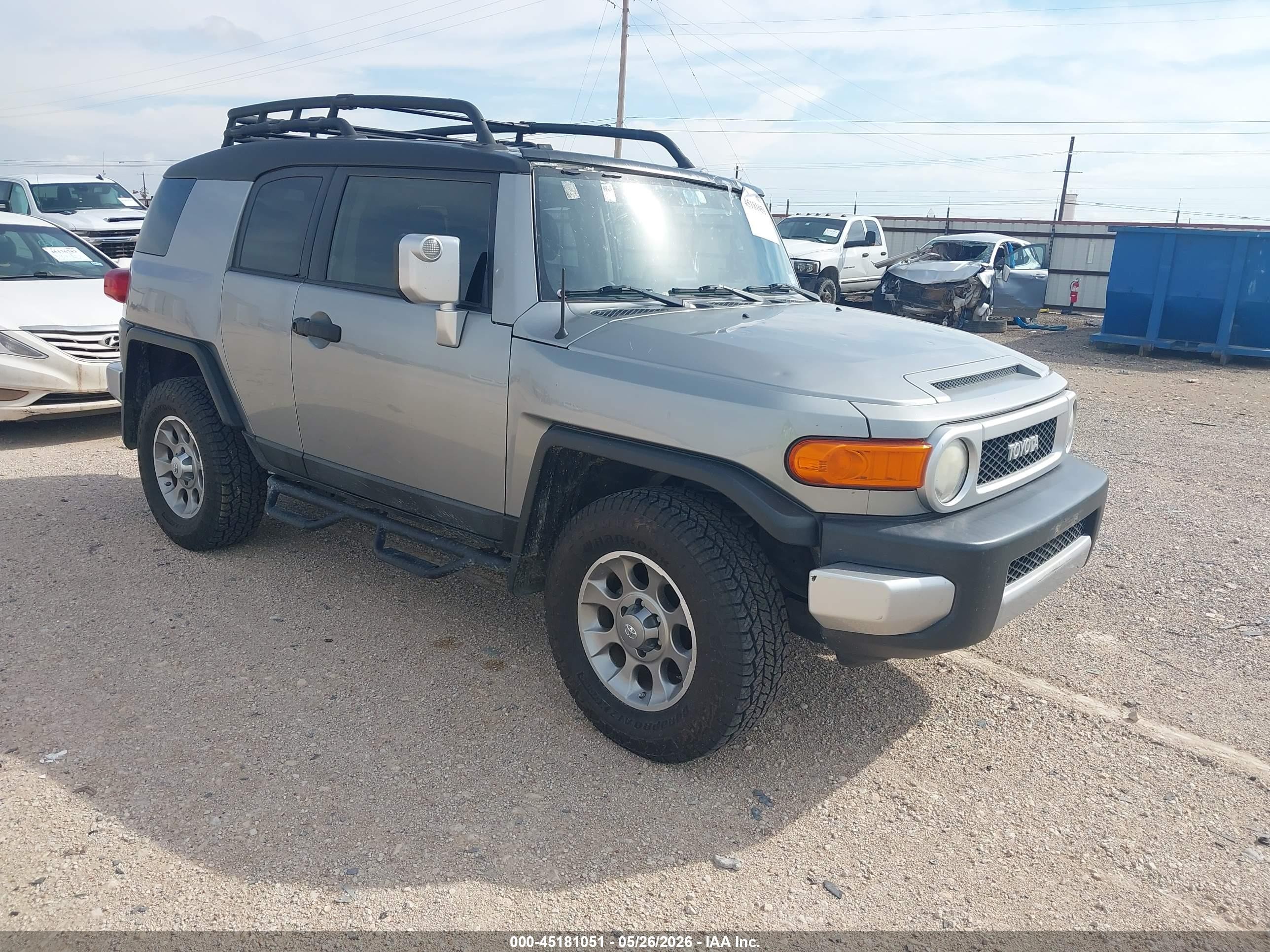 2012 Toyota FJ Cruiser, VIN JTEBU4BF6CK138667 — Hail