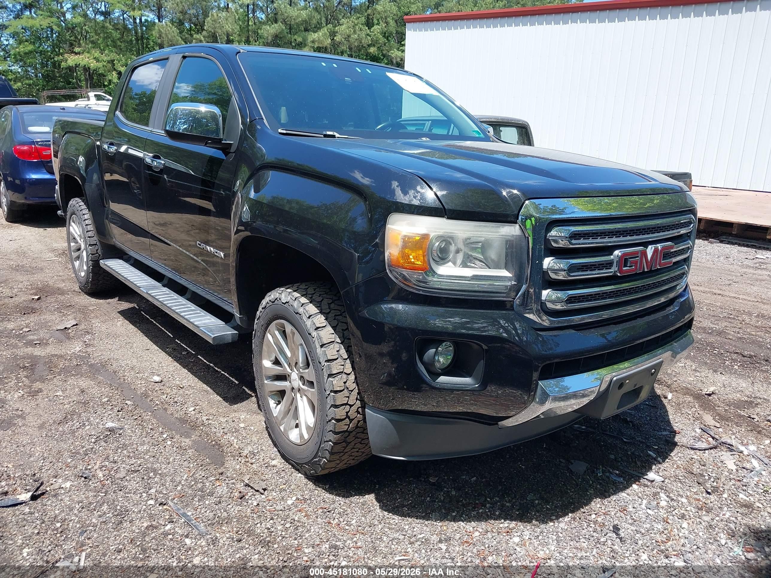 2015 GMC Canyon 4WD SLT, VIN 1GTG6CE31F1205797 — Normal wear