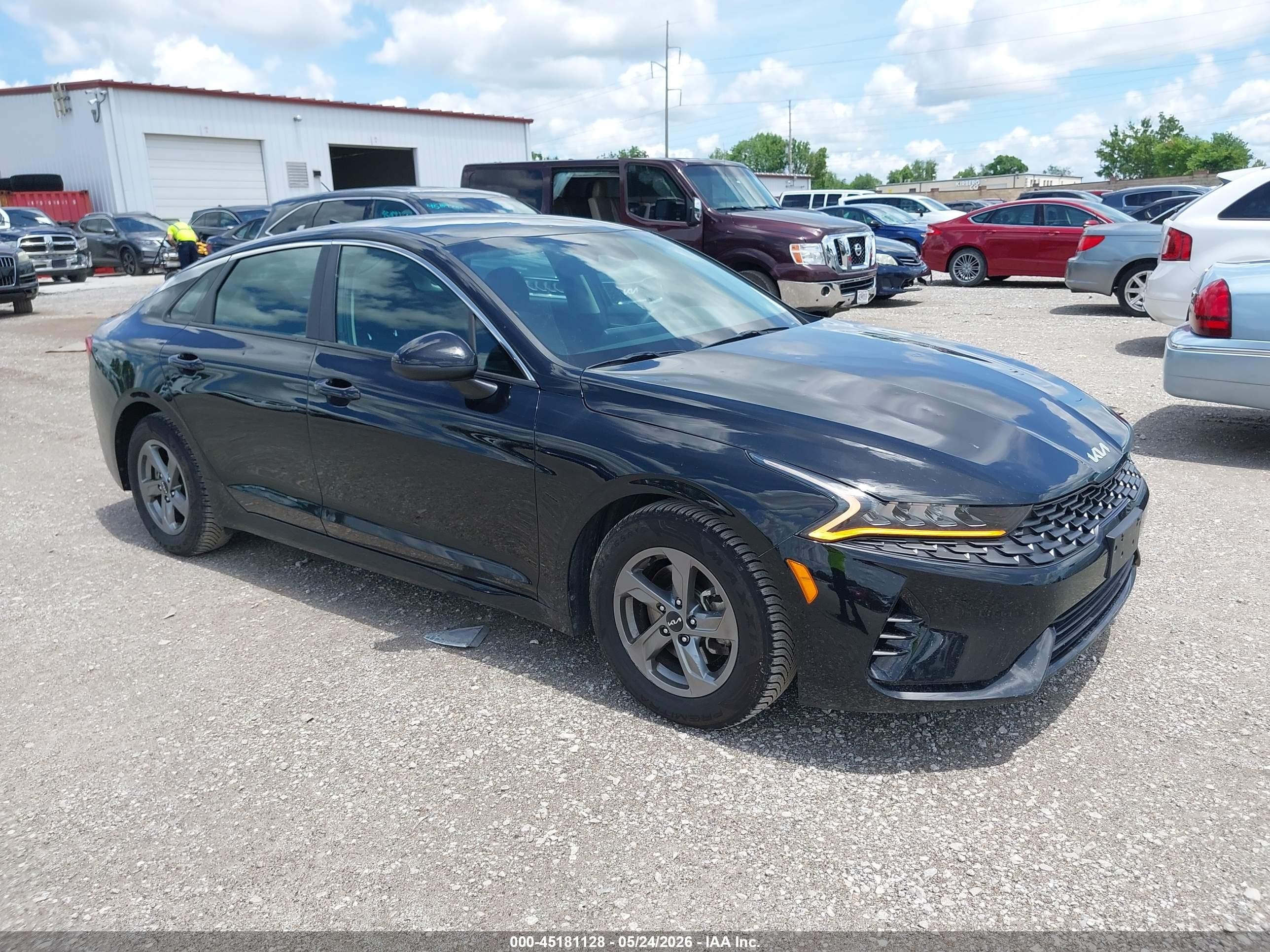 2022 Kia K5 LXS, VIN 5XXG14J27NG147652 — Hail