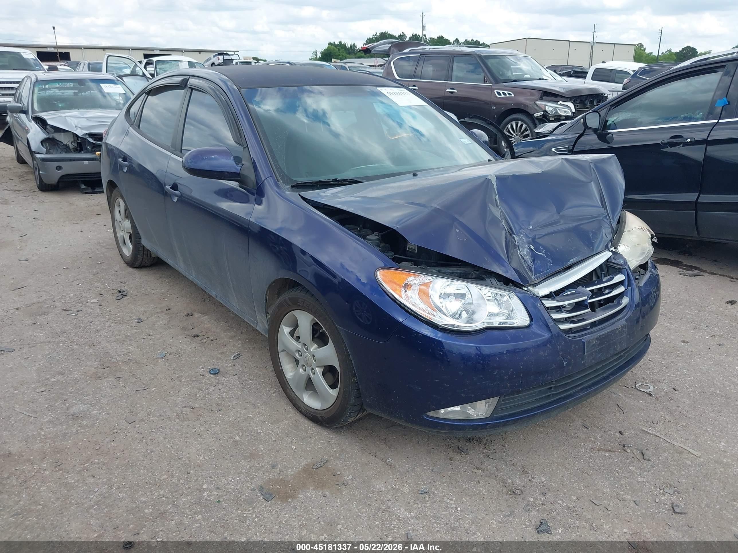 2010 Hyundai Elantra GLS, VIN KMHDU4AD5AU022905 — Front end
