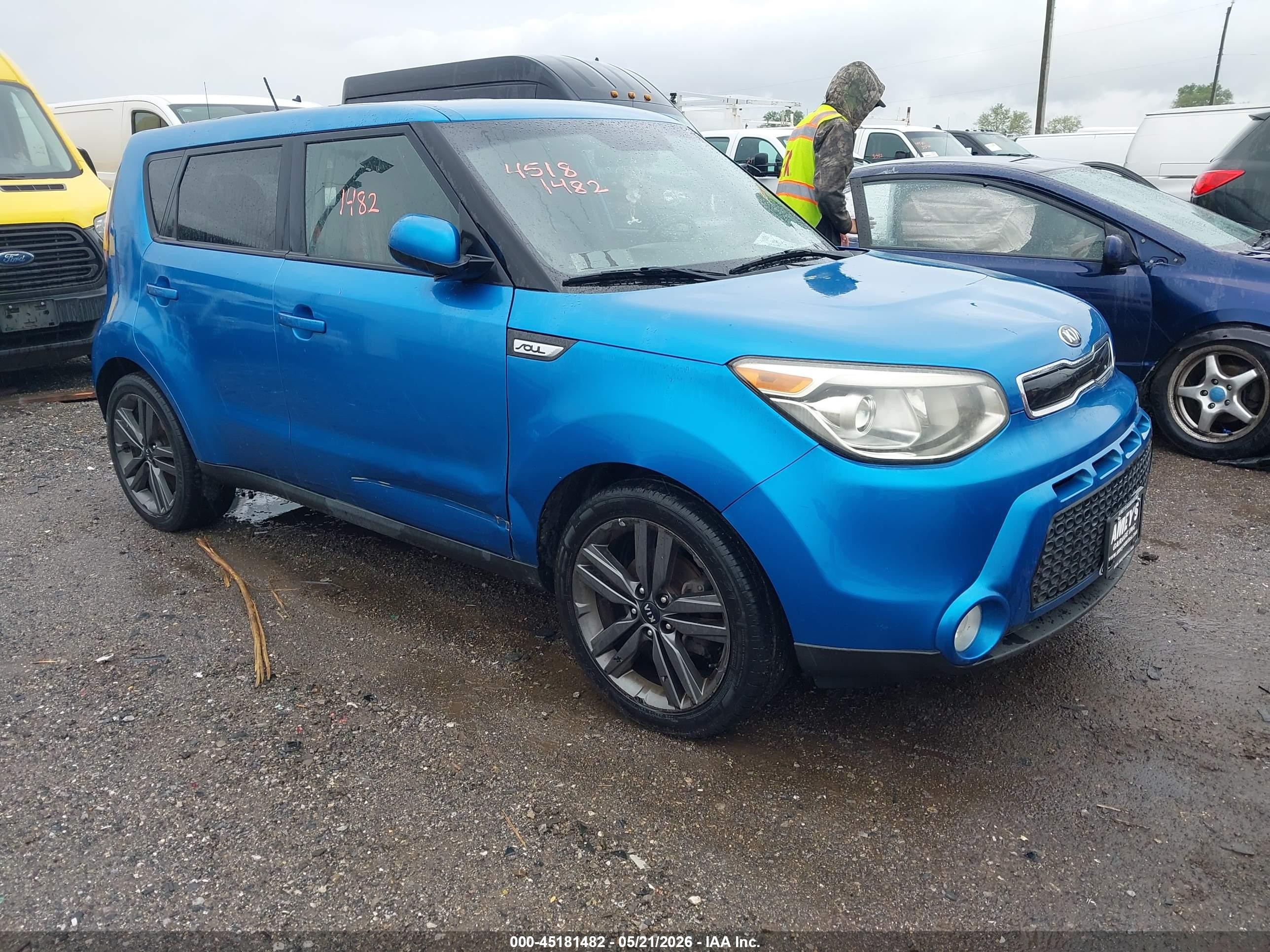 2015 Kia Soul +, VIN KNDJP3A57F7149291 — Not stated