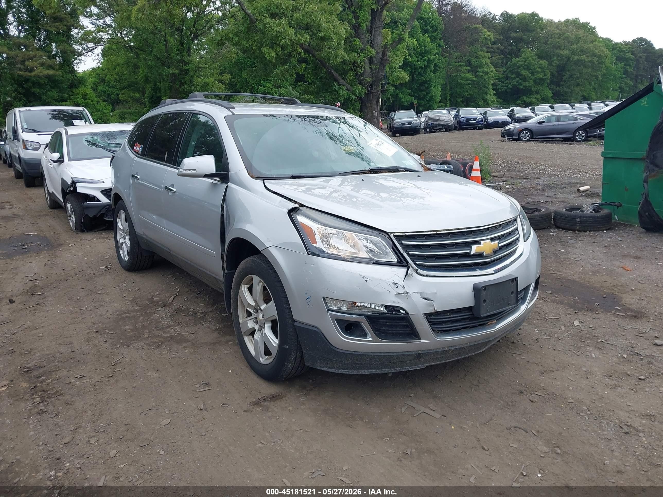 2017 Chevrolet Traverse LT, VIN 1GNKVGKD1HJ320511 — Undercarriage