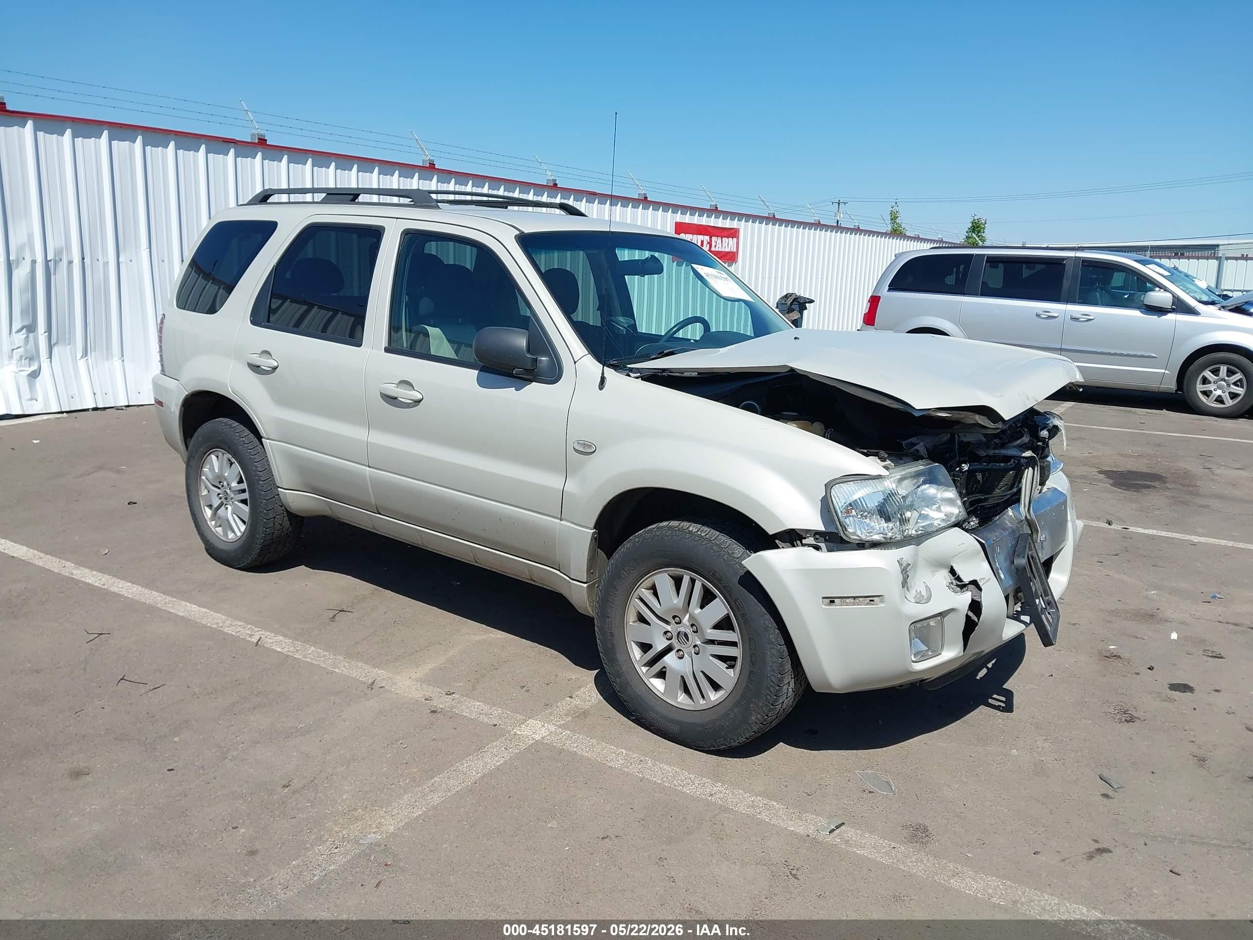 2007 Mercury Mariner, VIN 4M2CU80Z07KJ07721 — Front end