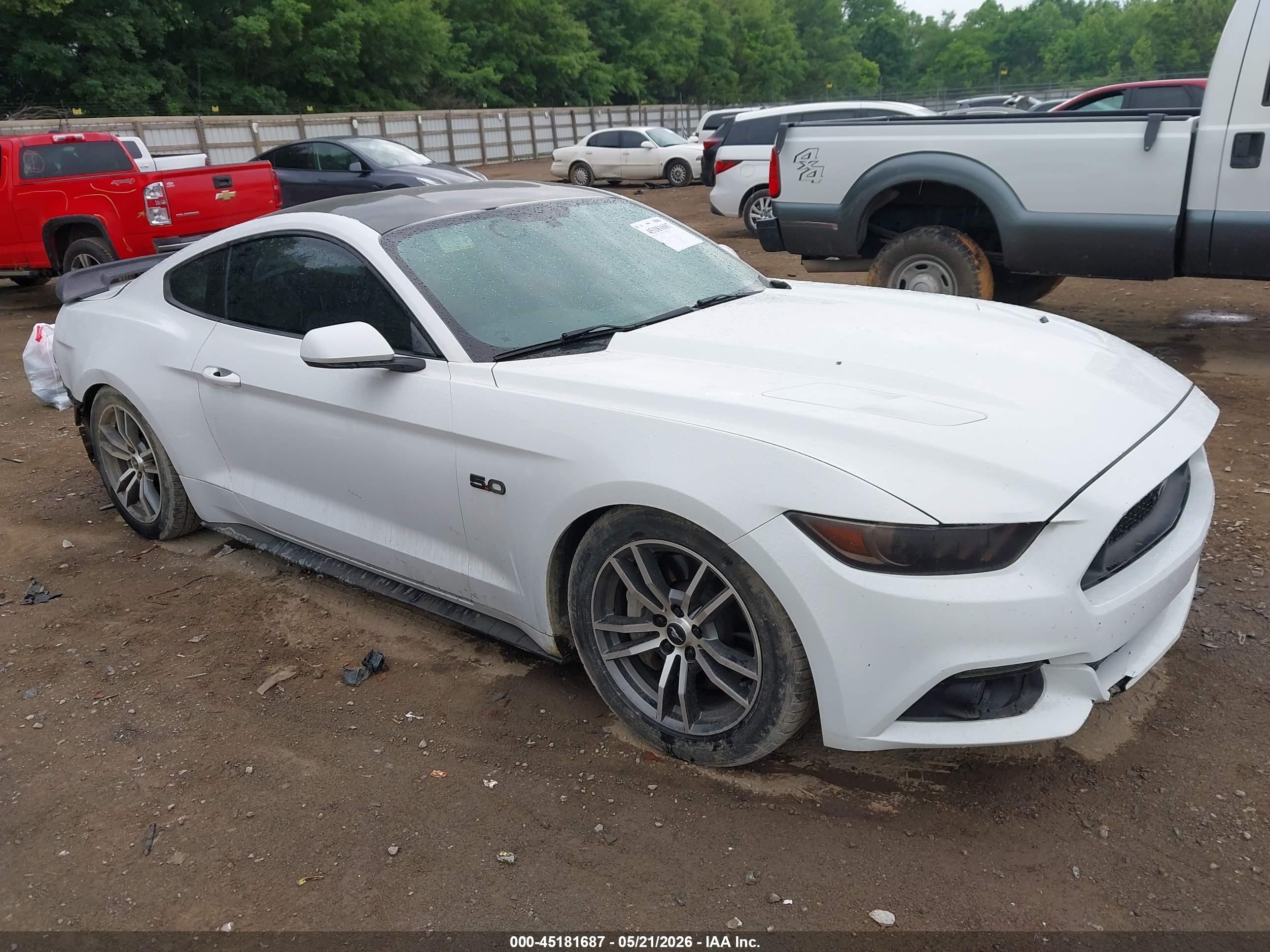 2016 Ford Mustang GT Premium, VIN 1FA6P8CF3G5245205 — Rear end