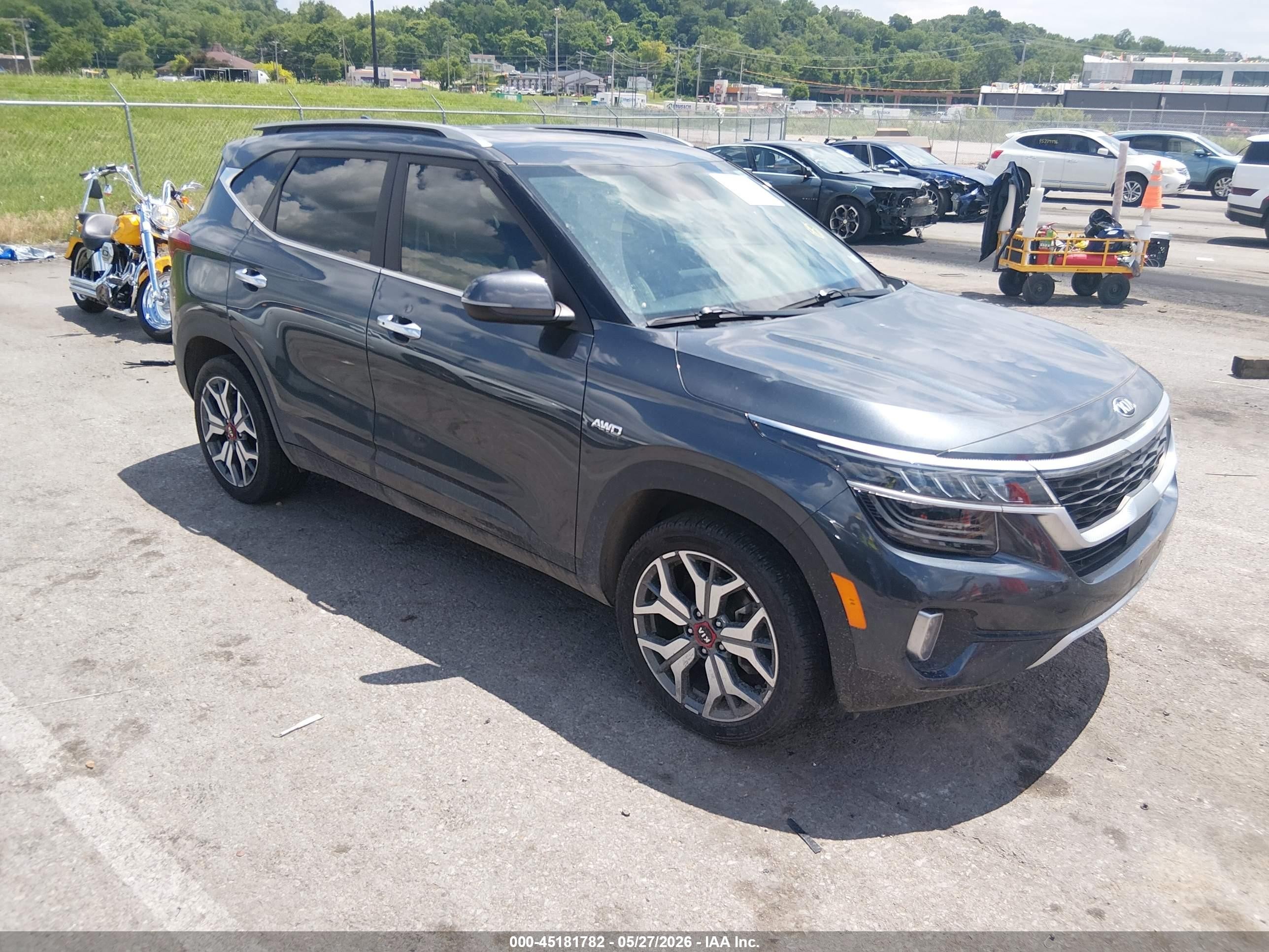 2021 Kia Seltos SX, VIN KNDETCA27M7186146 — Hail