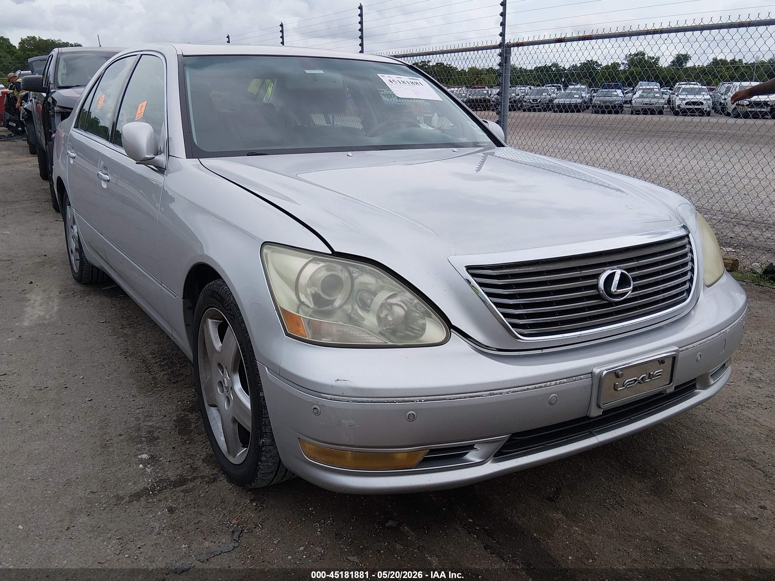 2006 Lexus LS 430, VIN JTHBN36F365049940 — Biohazard / chemical
