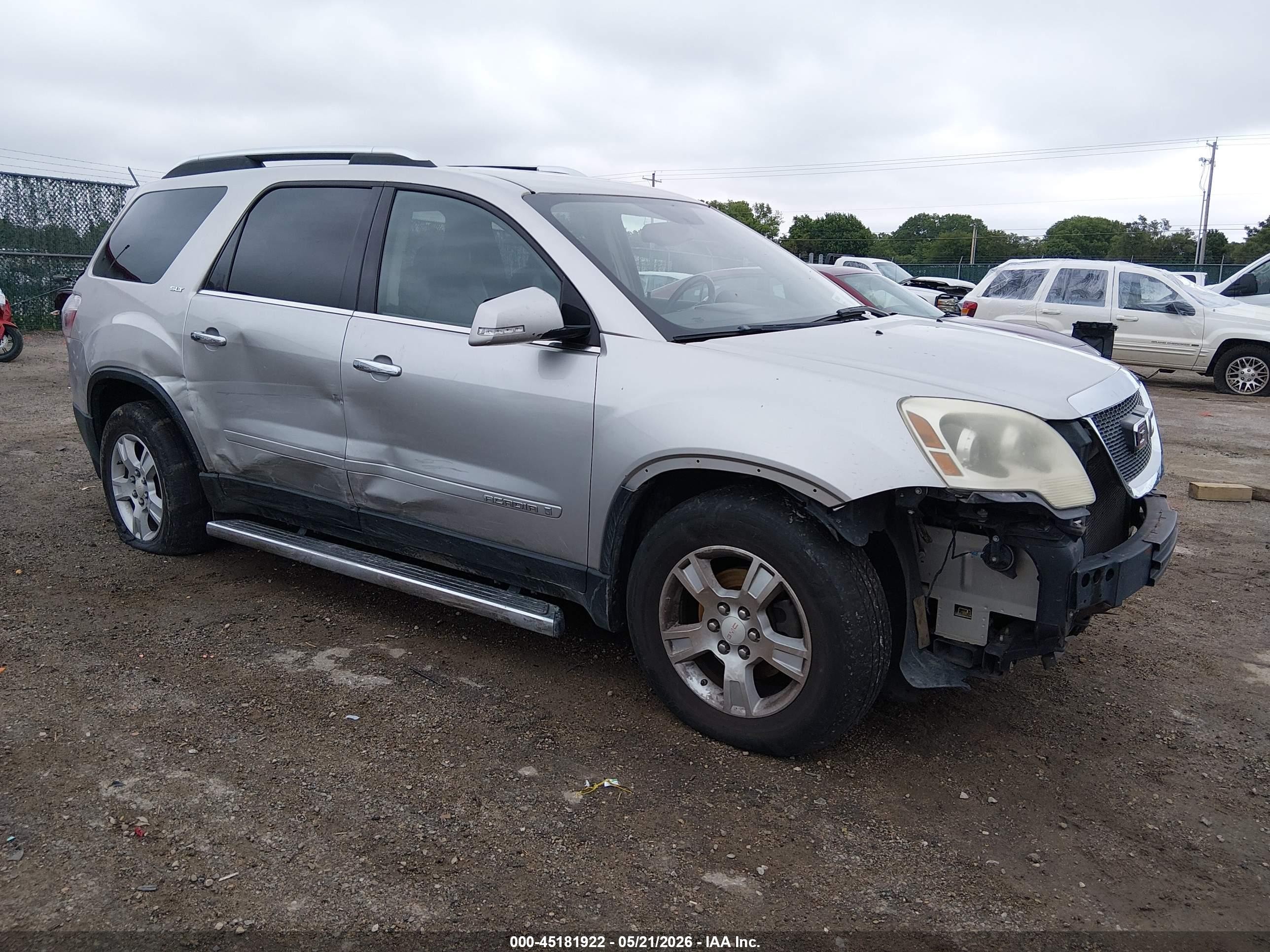 2007 GMC Acadia SLT, VIN 1GKER23757J169570 — Бок