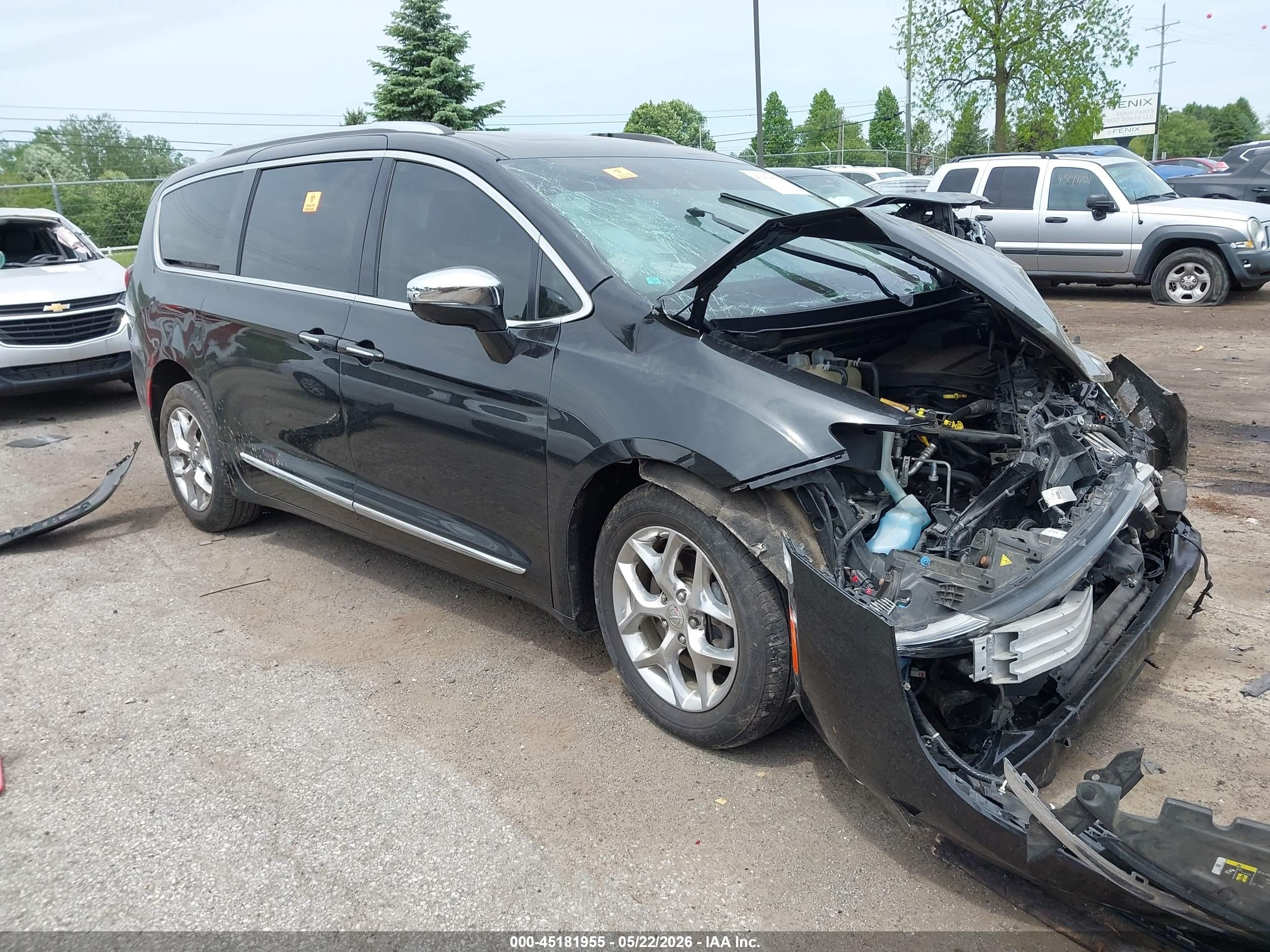 2018 Chrysler Pacifica Limited, VIN 2C4RC1GG0JR226179 — Biohazard / chemical