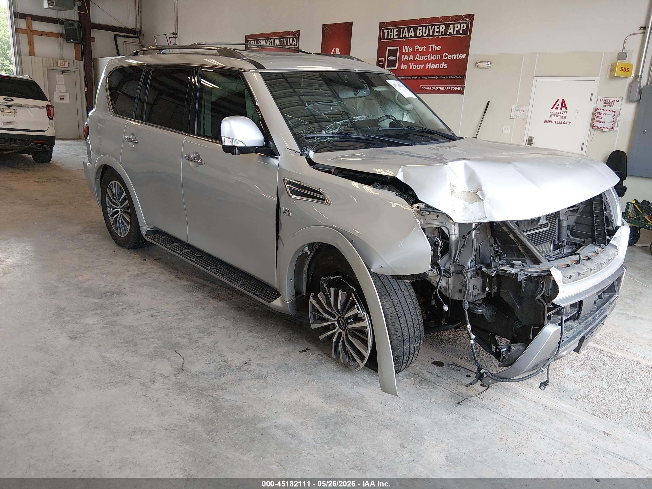 2022 Nissan Armada SL, VIN JN8AY2BC4N9162673 — Front end