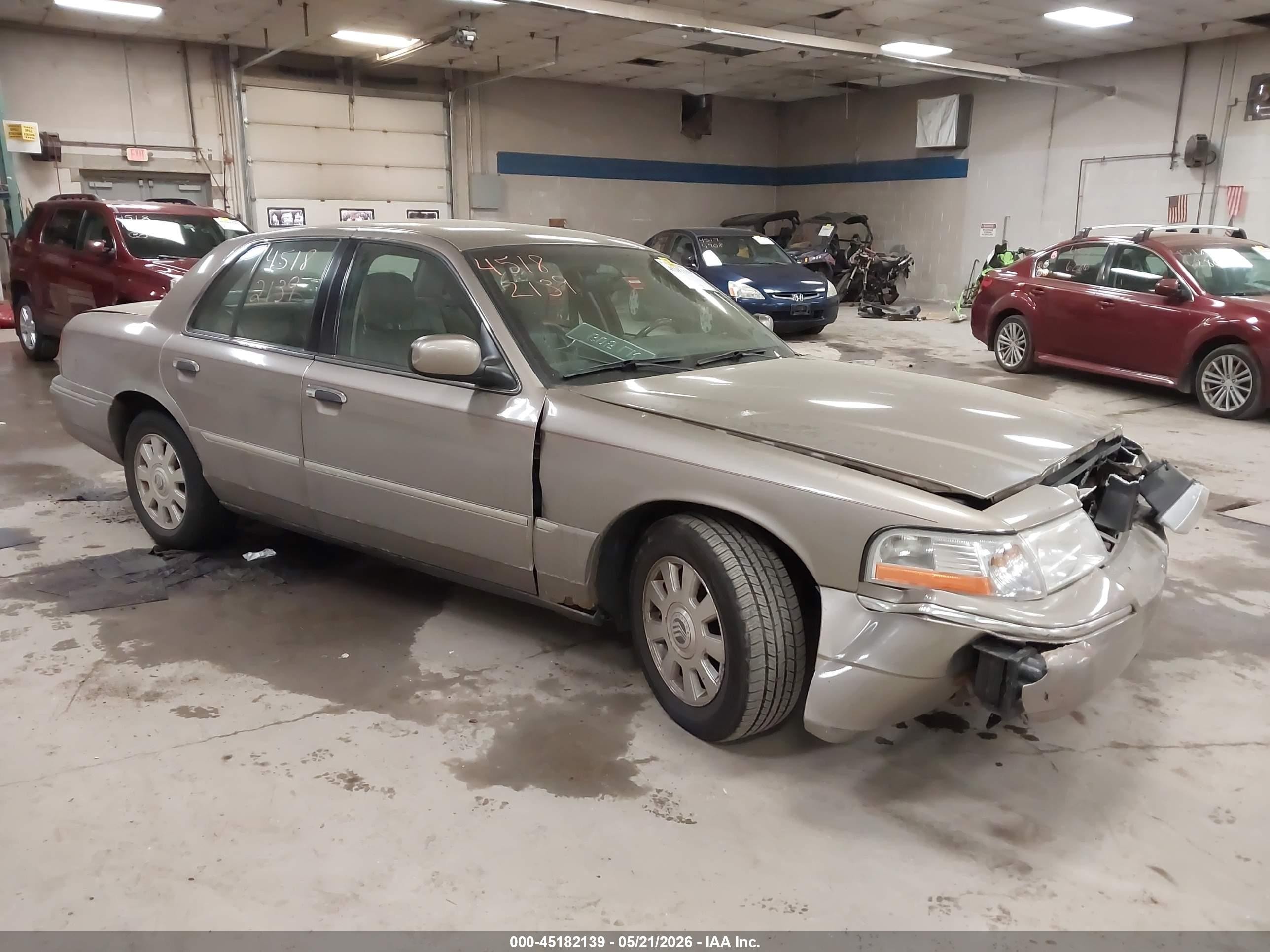 2003 Mercury Grand Marquis LS Premium, VIN 2MEFM75W93X630978 — Front end