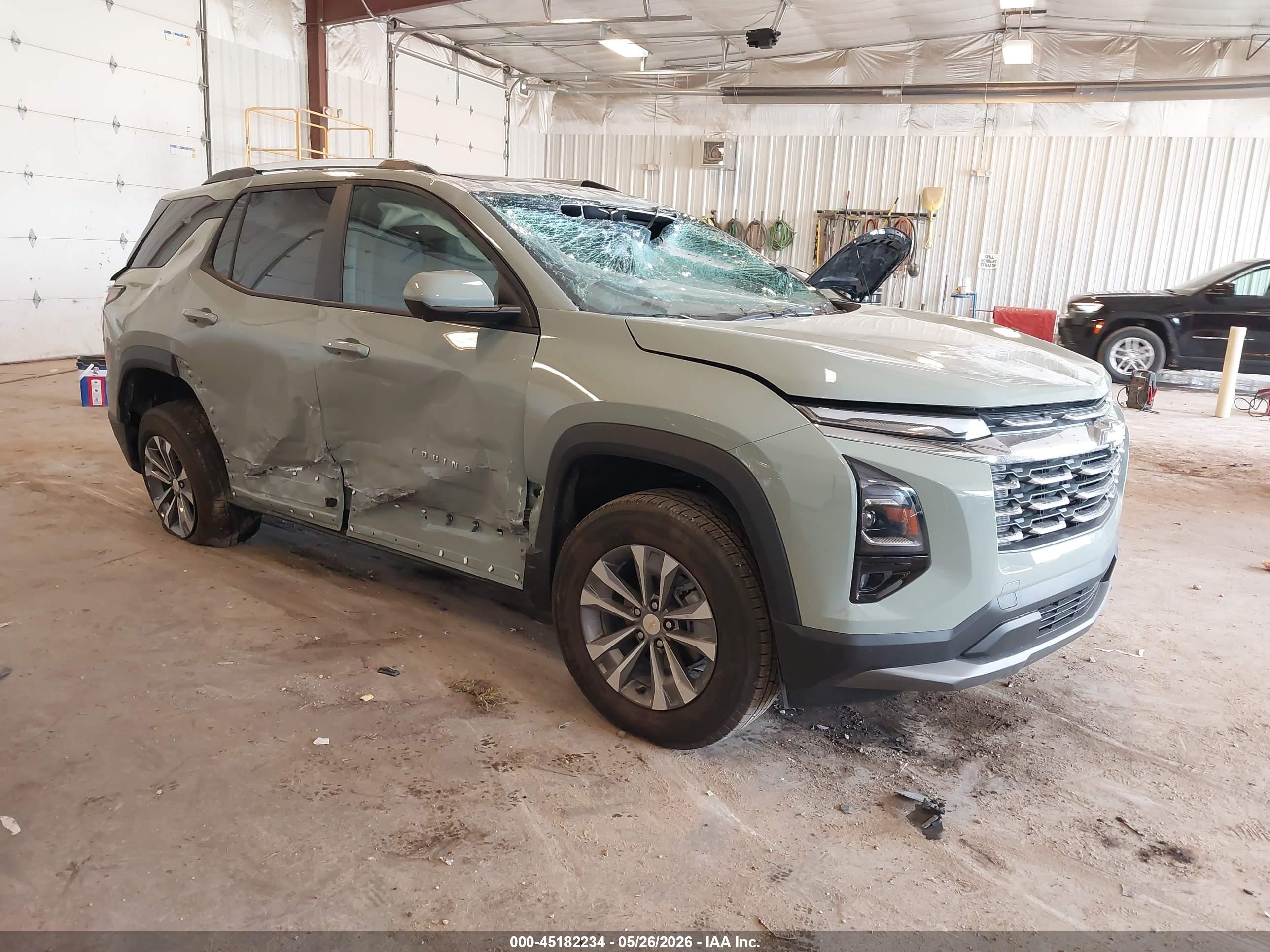 2026 Chevrolet Equinox FWD LT, VIN 3GNAXHEG0TL335858 — Опрокидывание