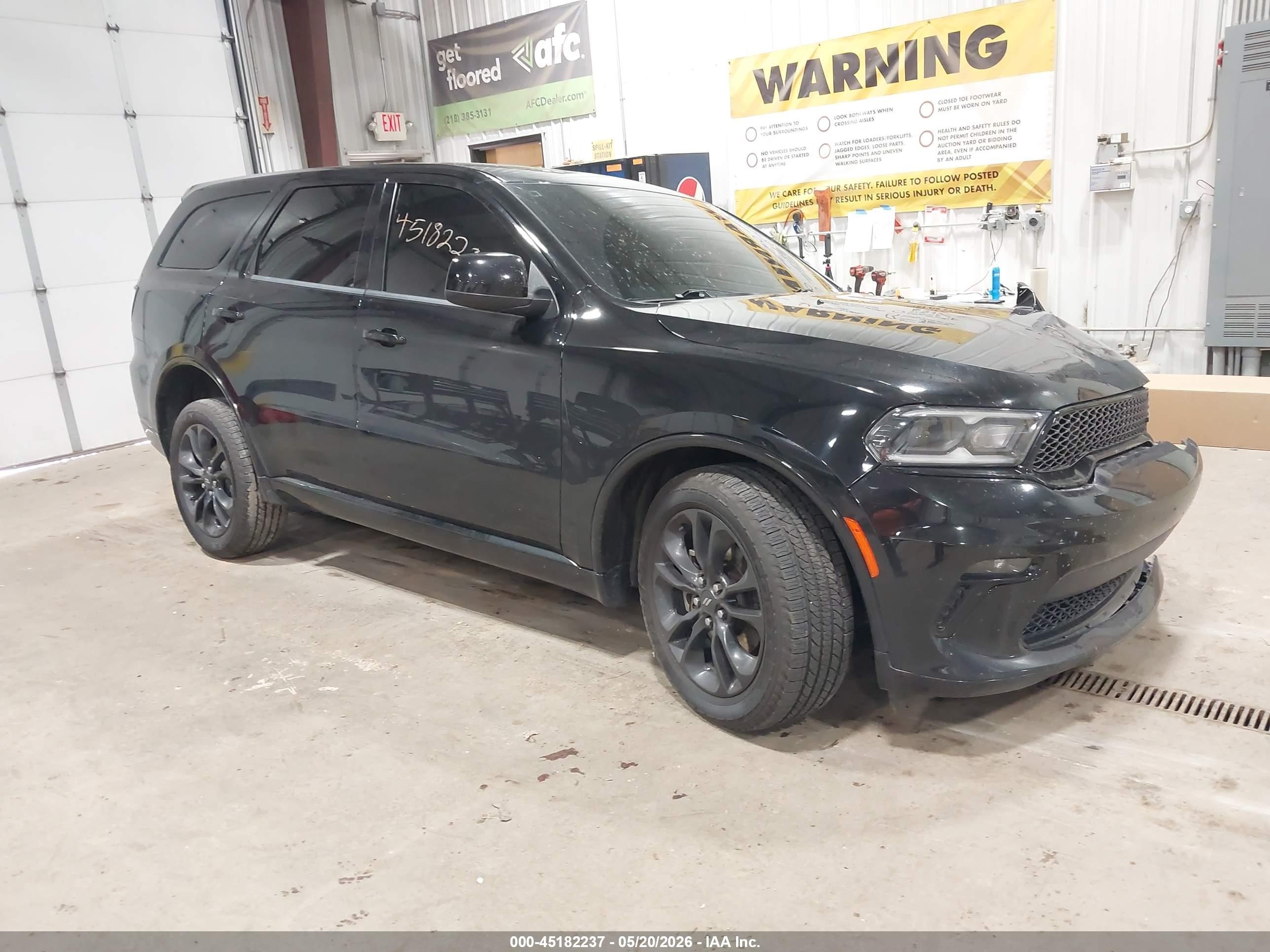 2022 Dodge Durango SXT, VIN 1C4RDJAG2NC222848 — Side
