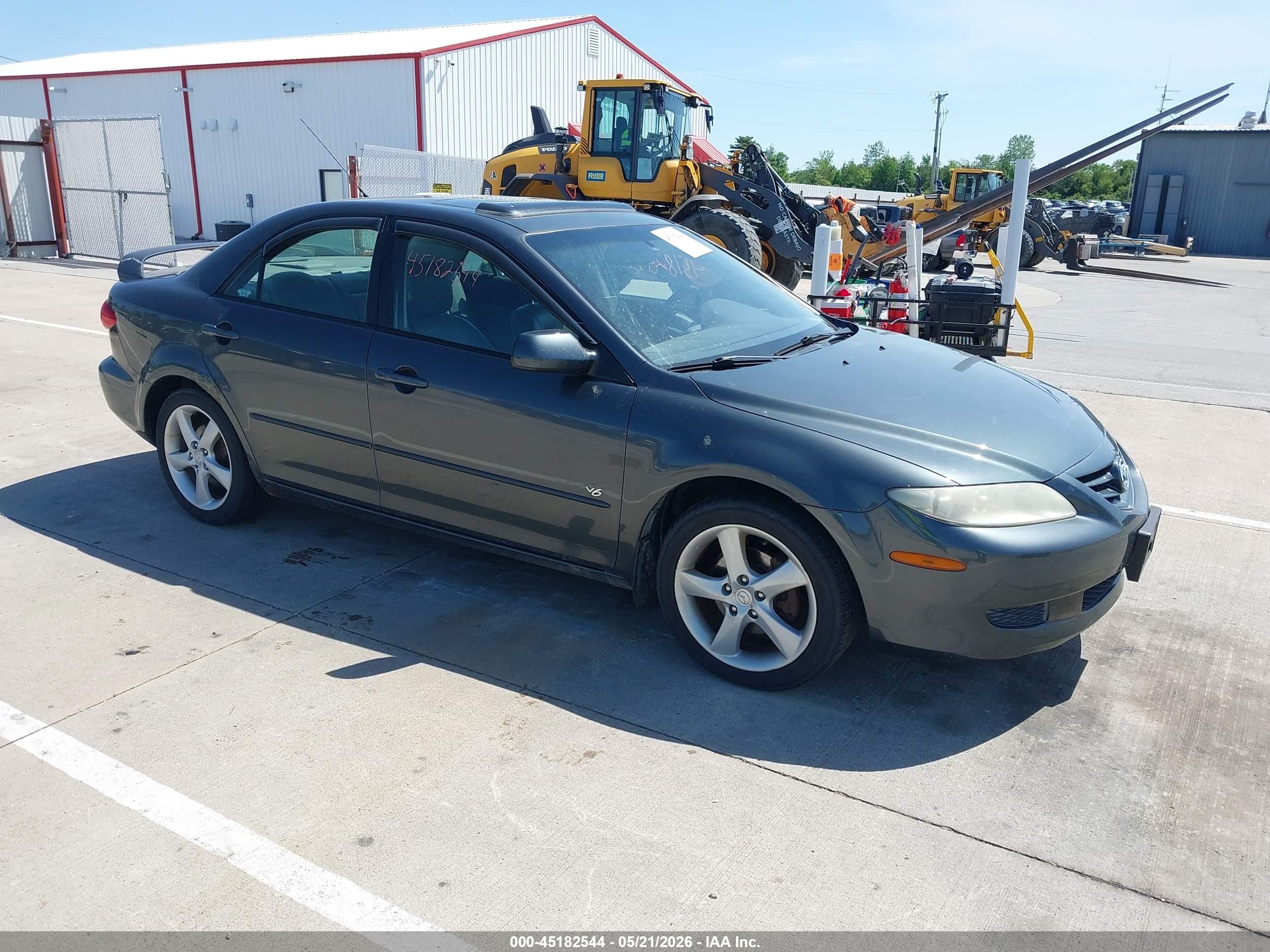 2005 Mazda 6 Grand Touring S, VIN 1YVHP80DX55M04122 — Front end