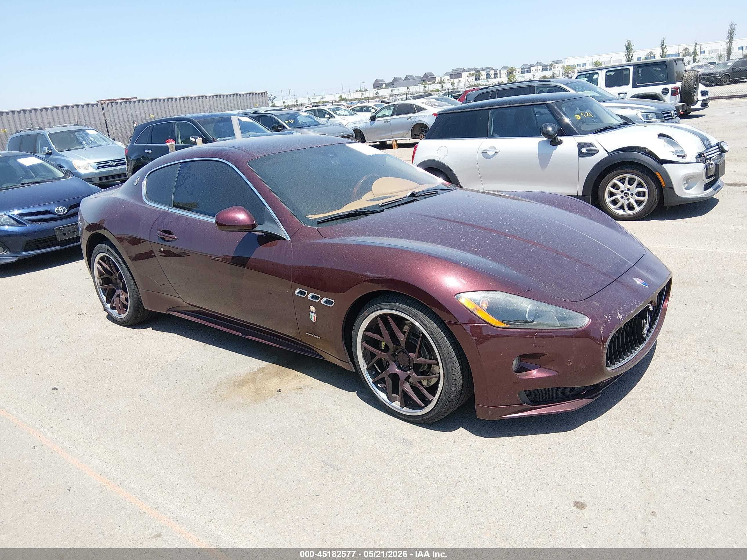 2012 Maserati GranTurismo S, VIN ZAM45KLA6C0065129 — Side