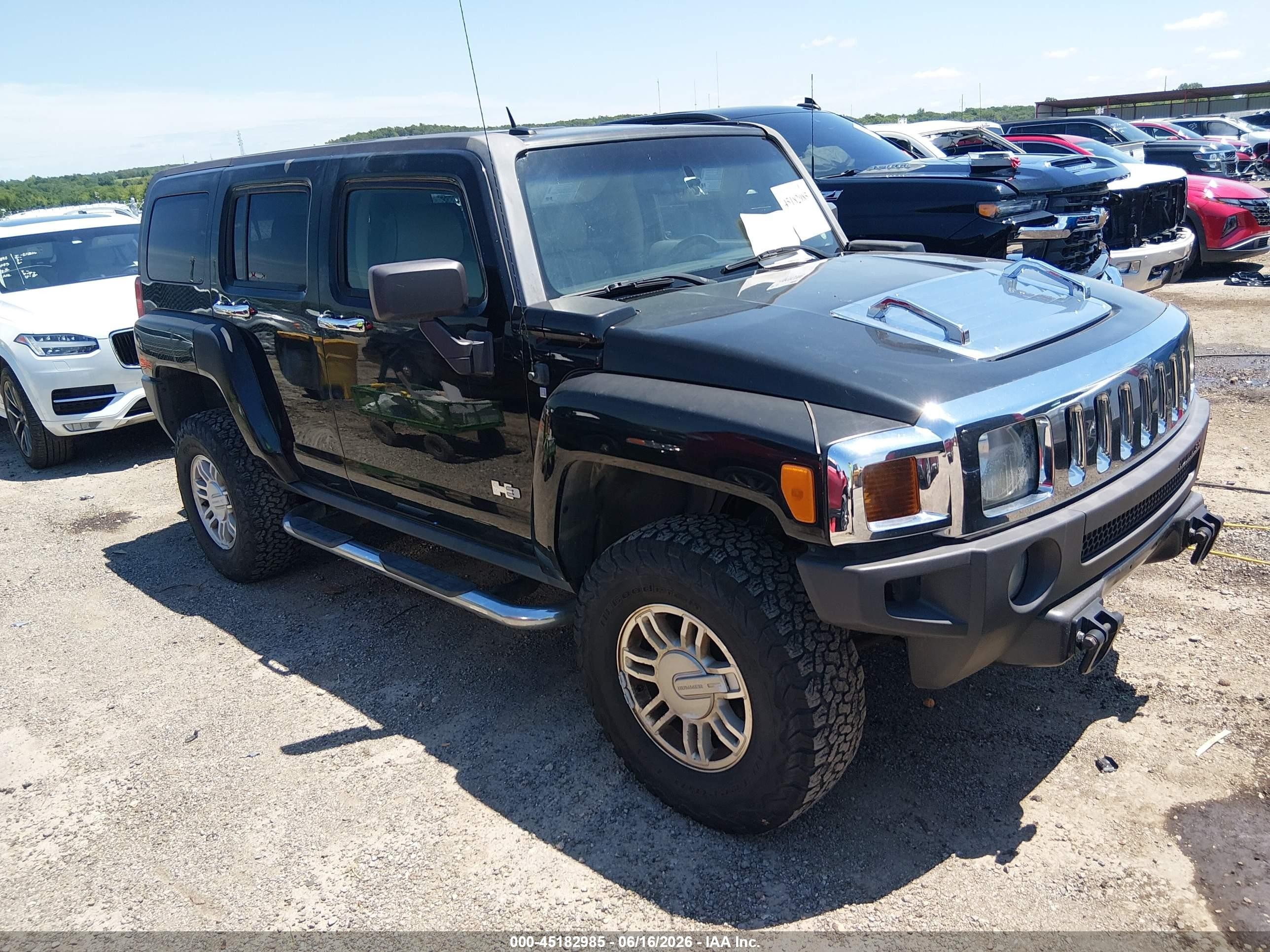 2007 Hummer H3 SUV, VIN 5GTDN13E078214426 — Hail