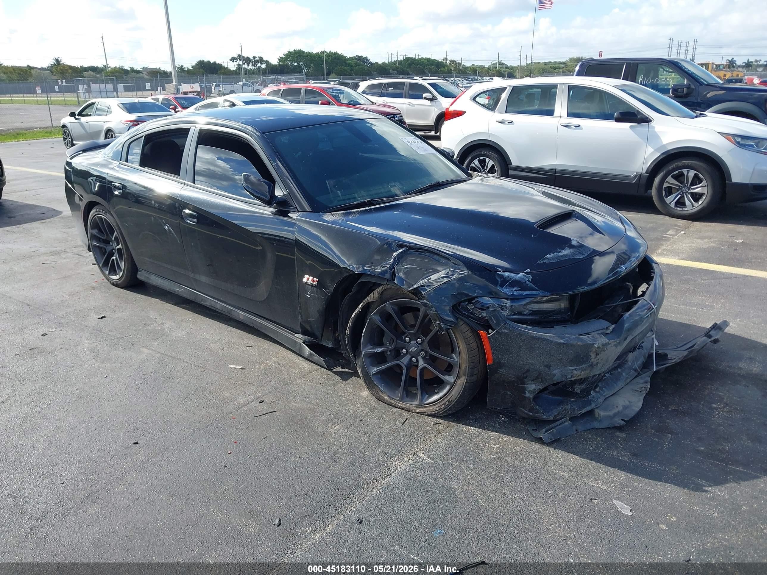 2021 Dodge Charger Scat Pack, VIN 2C3CDXGJ2MH600629 — Theft recovery