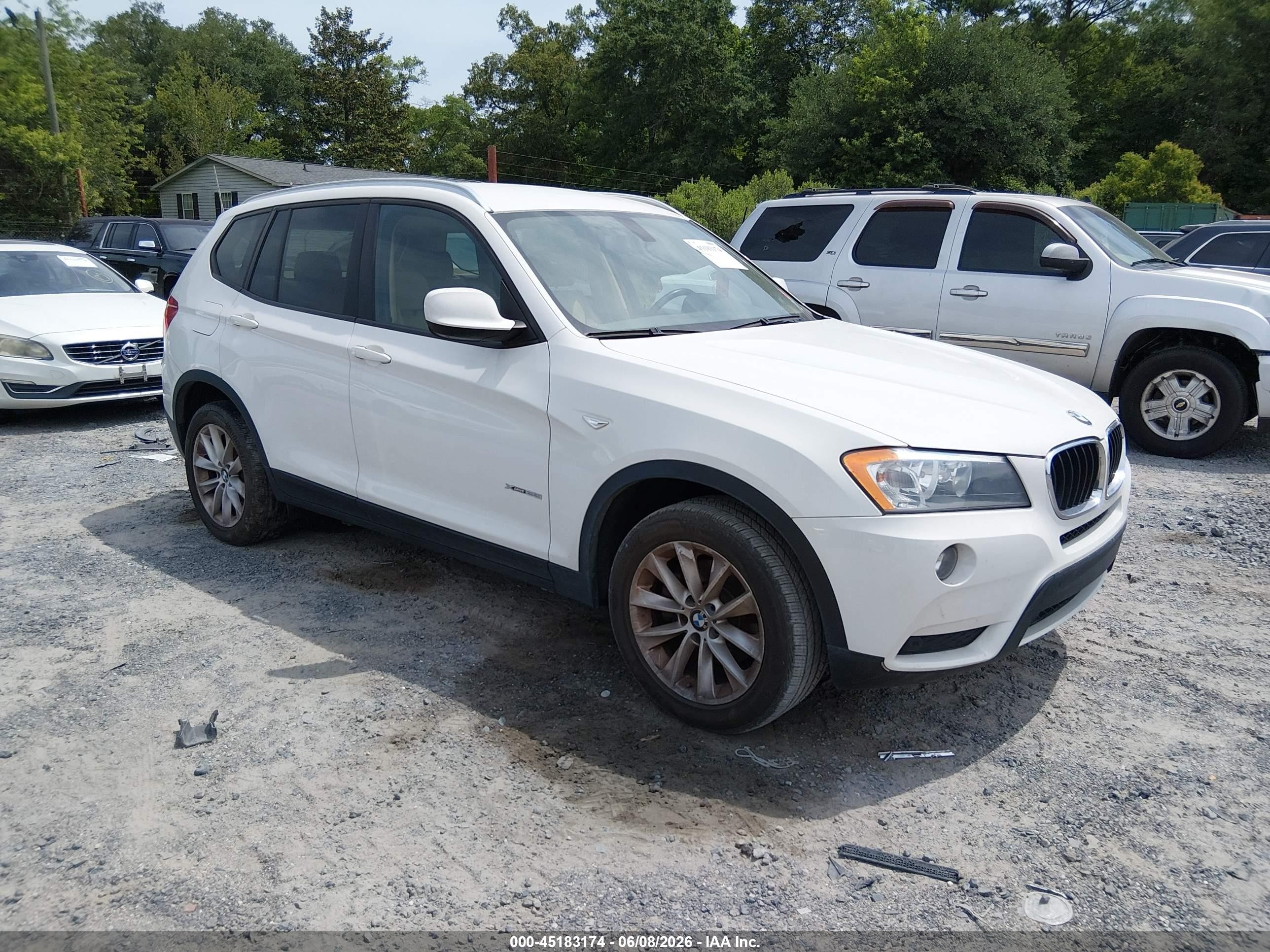 2013 BMW X3 xDrive28i, VIN 5UXWX9C54D0A12368 — Normal wear
