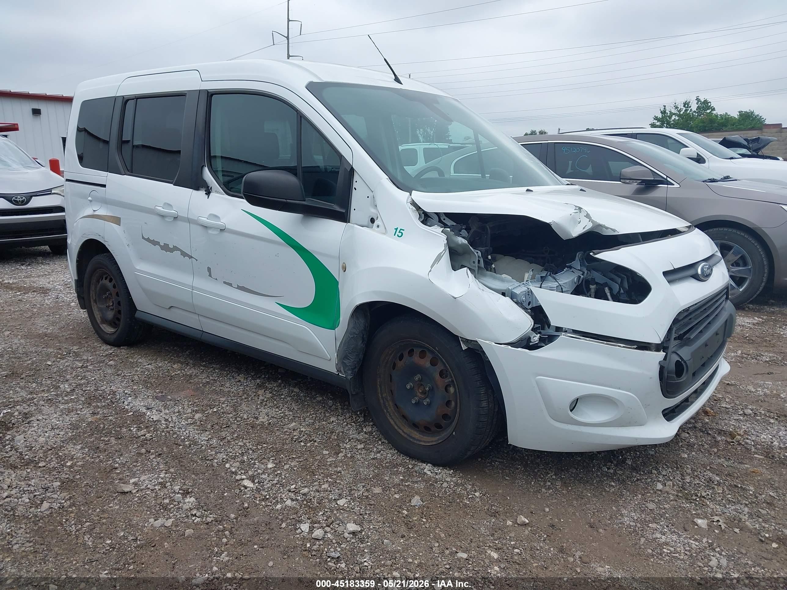2016 Ford Transit Connect XLT, VIN NM0AS8F71G1260197 — Normal wear