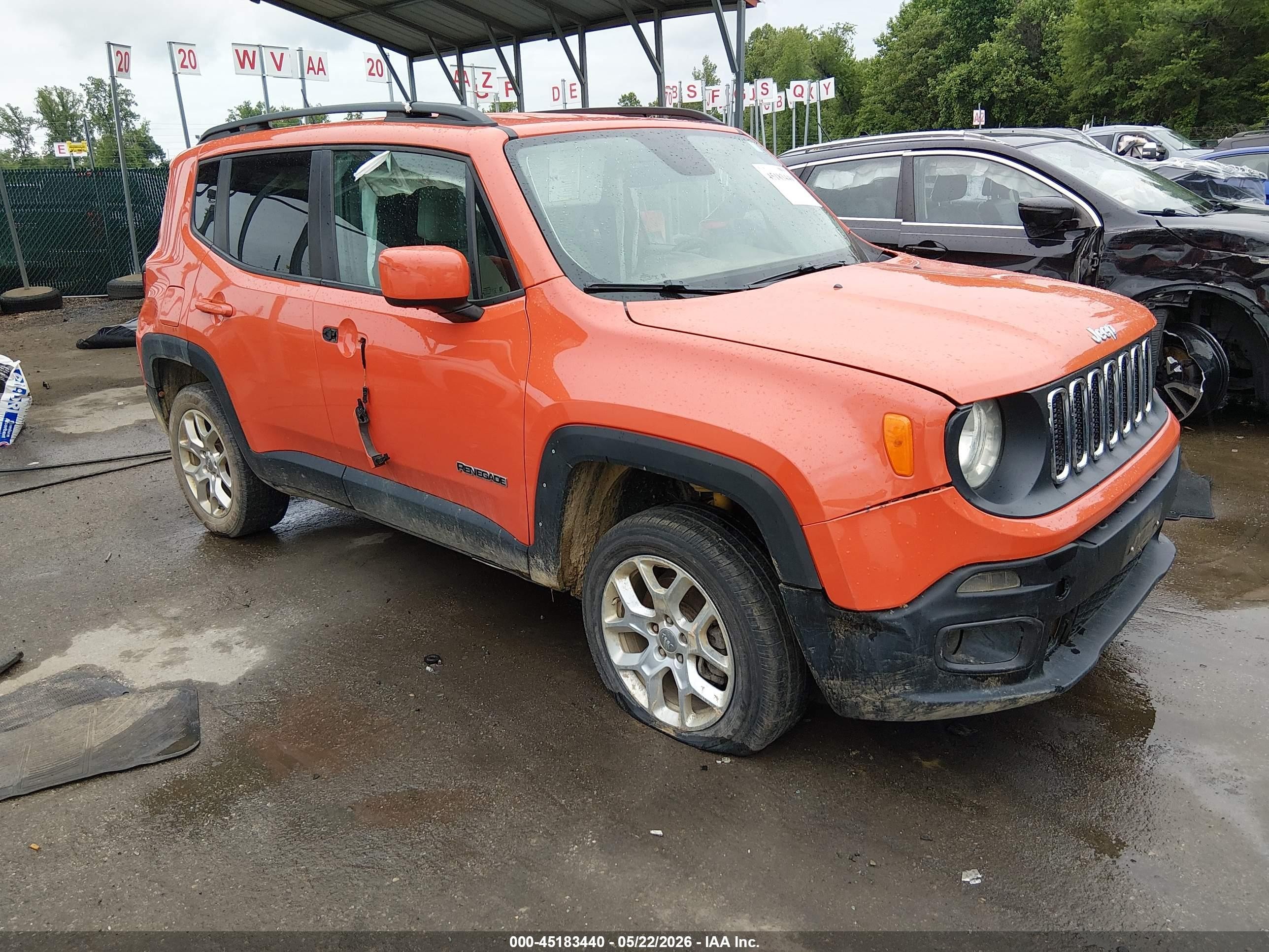 2016 Jeep Renegade 75th Anniversary, VIN ZACCJBBT5GPC55289 — Front end