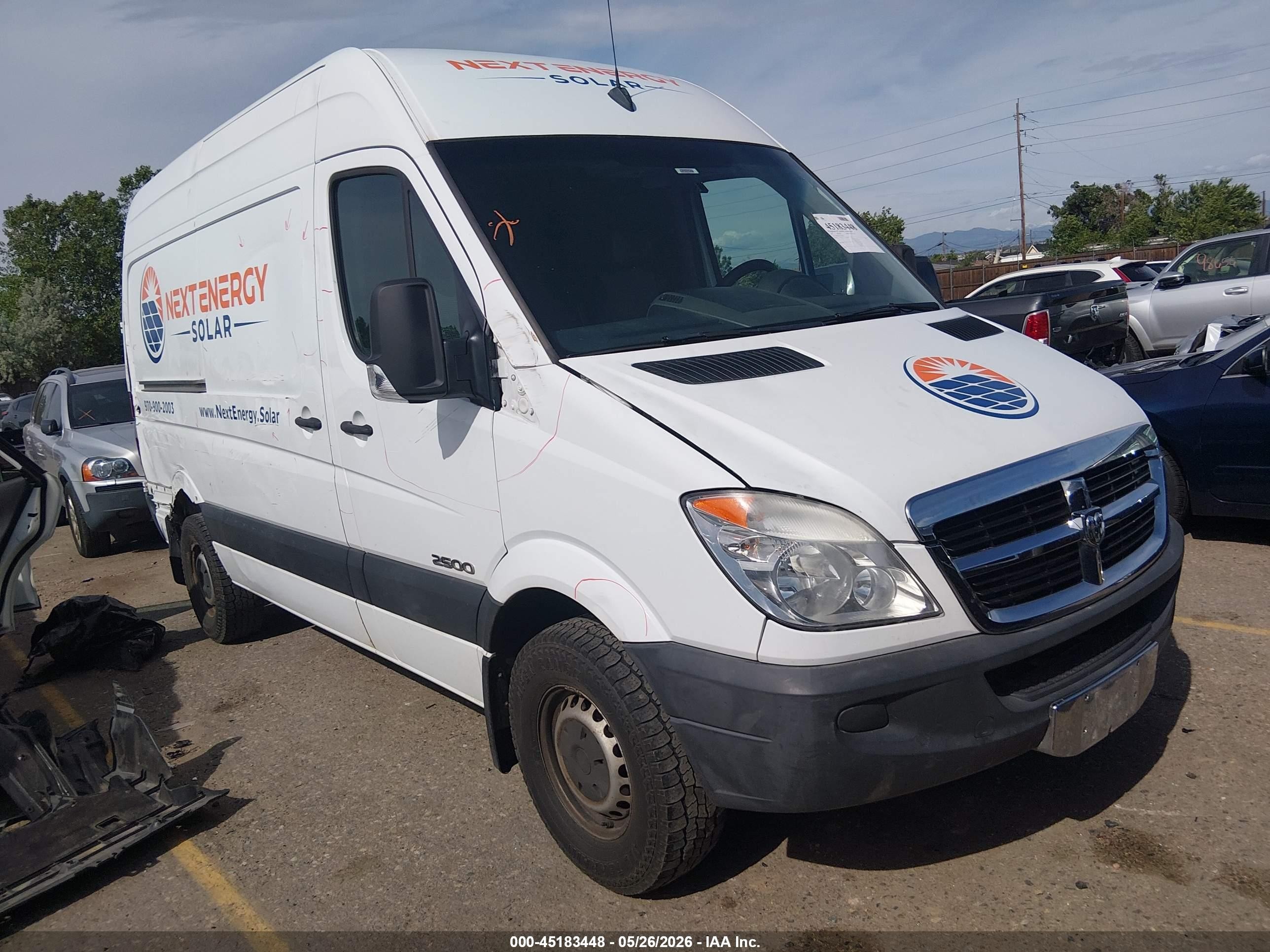 2007 Dodge Sprinter, VIN WD0PE745175178924 — Зад