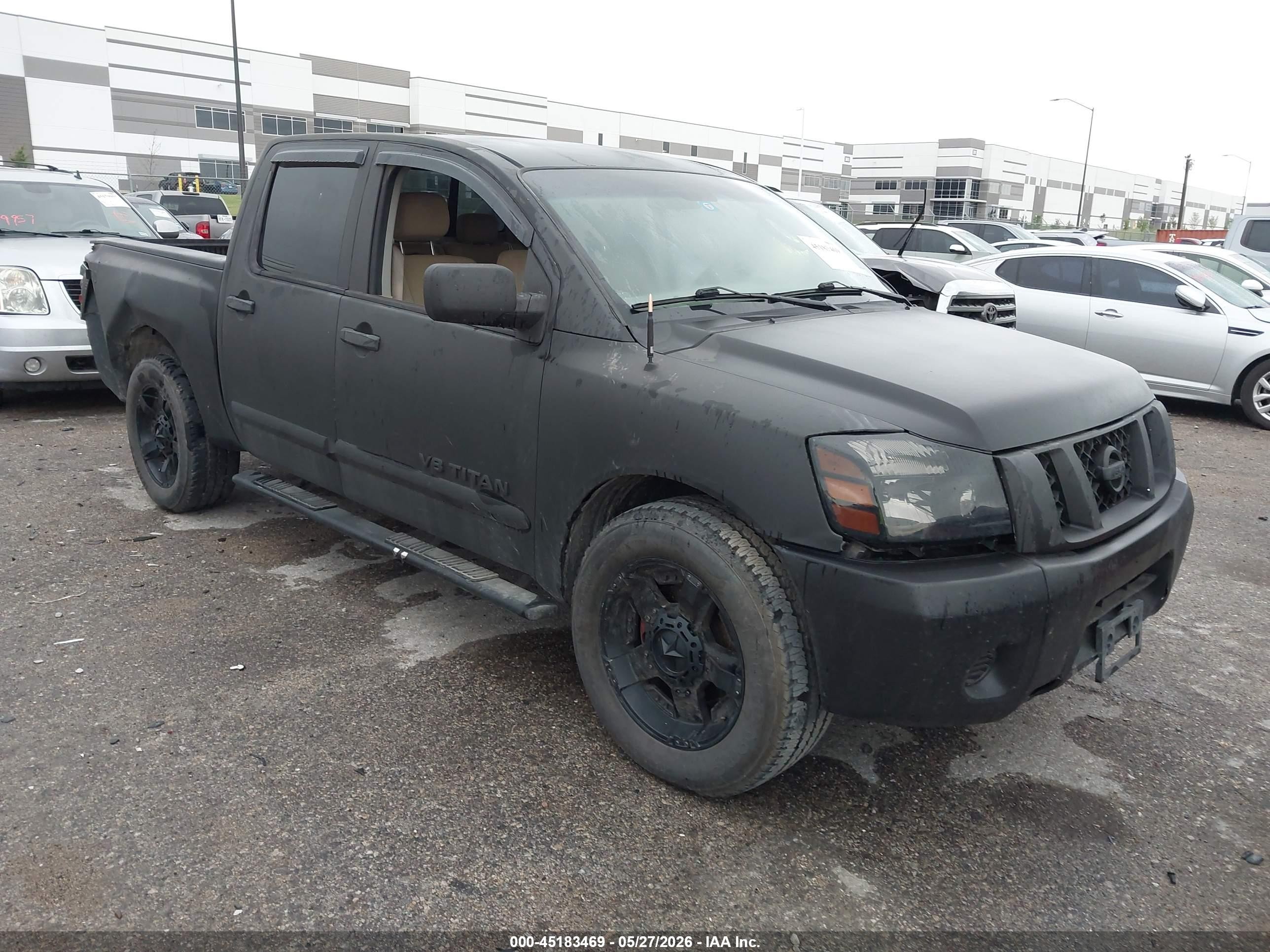 2009 Nissan Titan LE, VIN 1N6BA07D19N307589 — Rear end