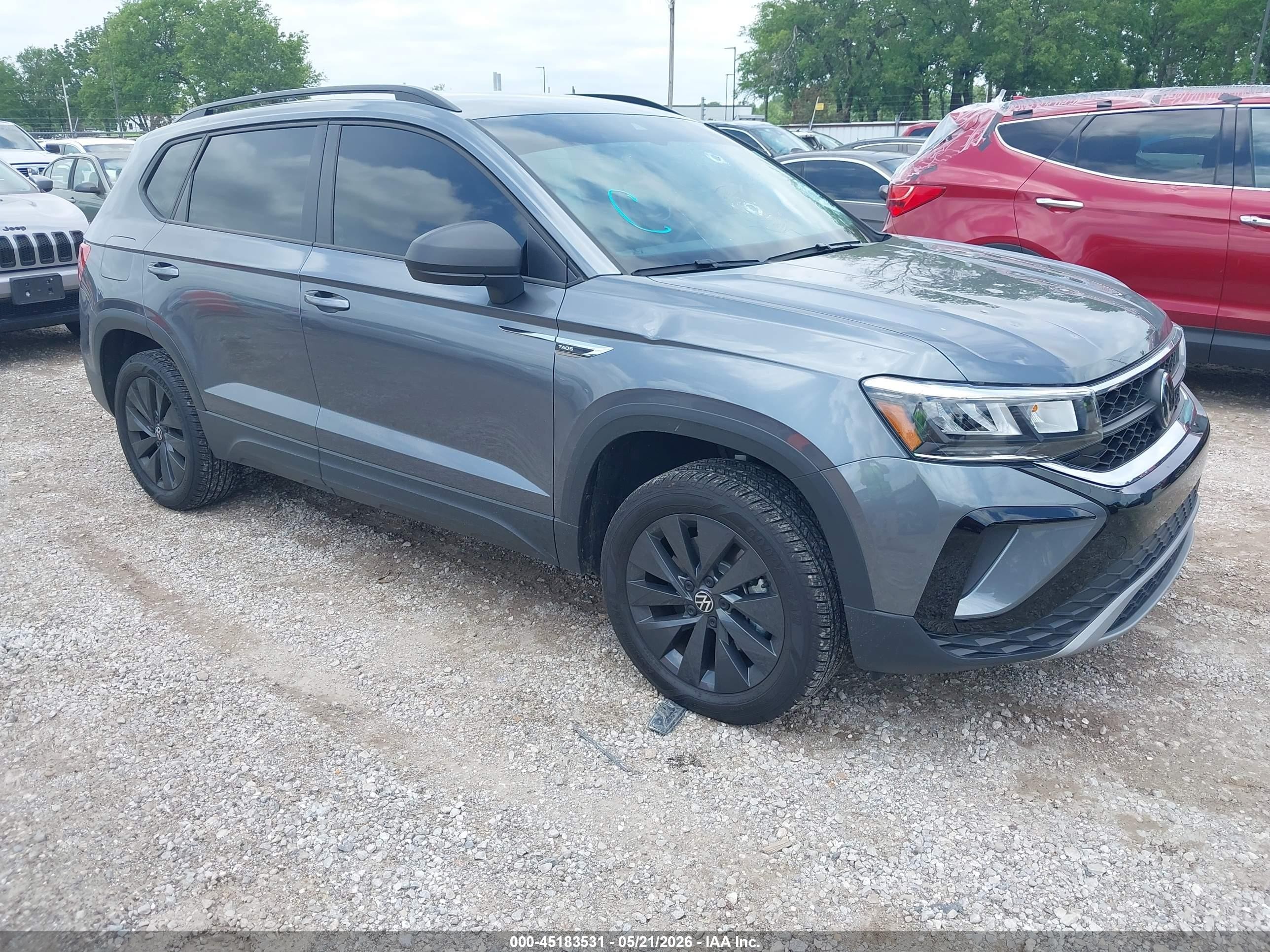 2024 Volkswagen Taos S, VIN 3VV5X7B2XRM131022 — Hail