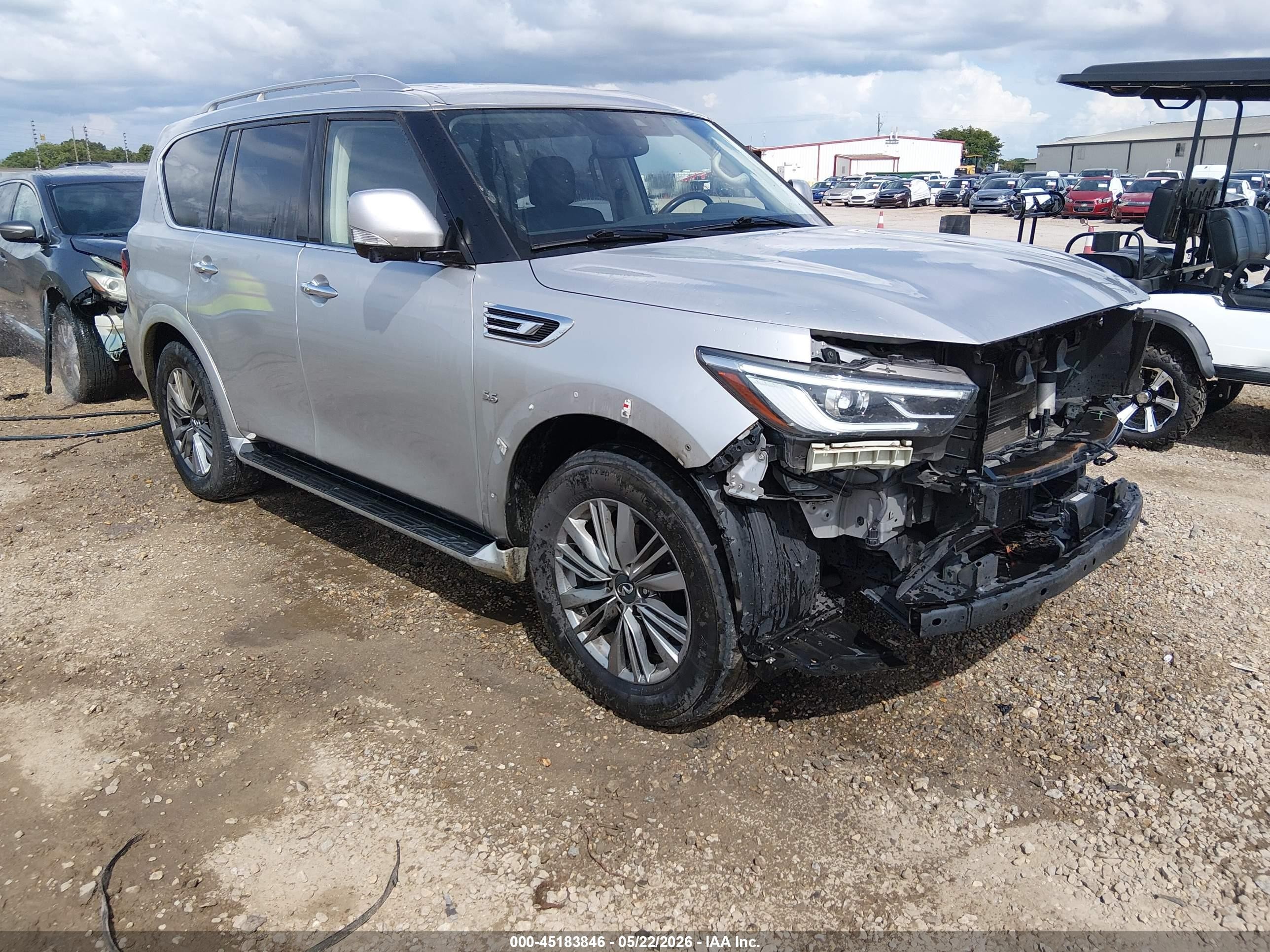 2019 Infiniti QX80 Luxe, VIN JN8AZ2NE7K9234164 — Перед
