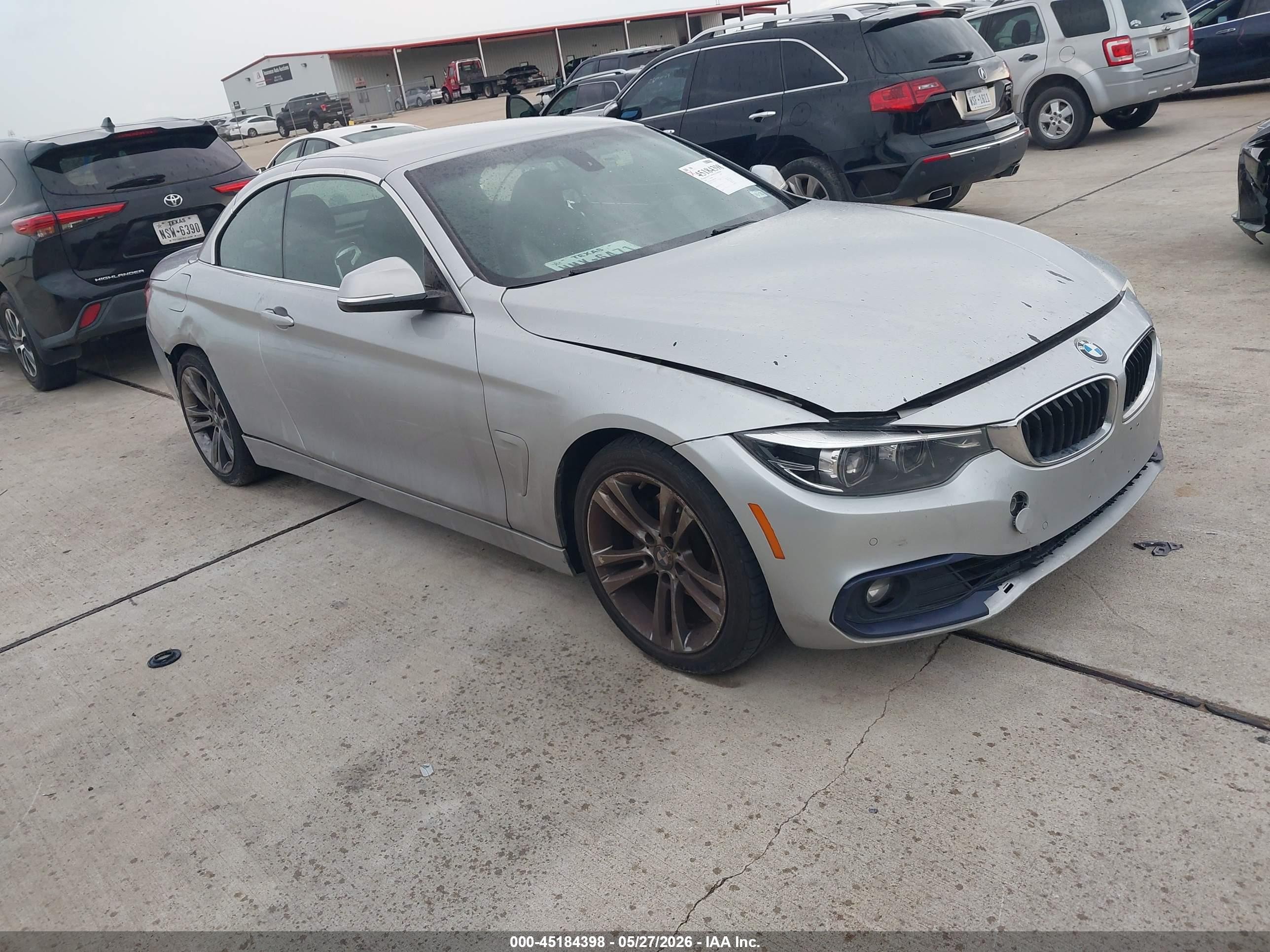 2018 BMW 4 Series 430i, VIN WBA4Z1C56JEC70651 — Water / flood